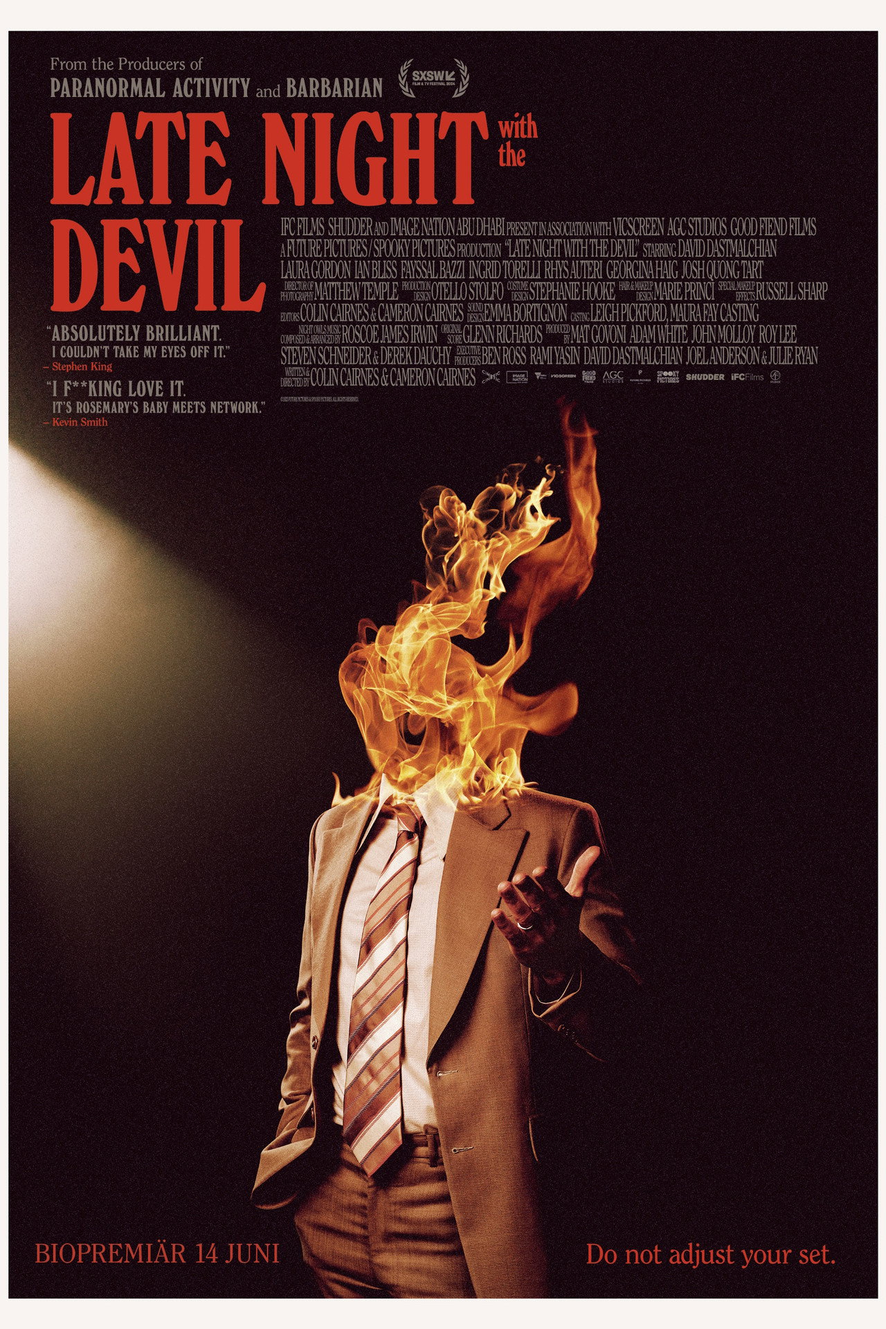 Late Night with the Devil filmaffisch