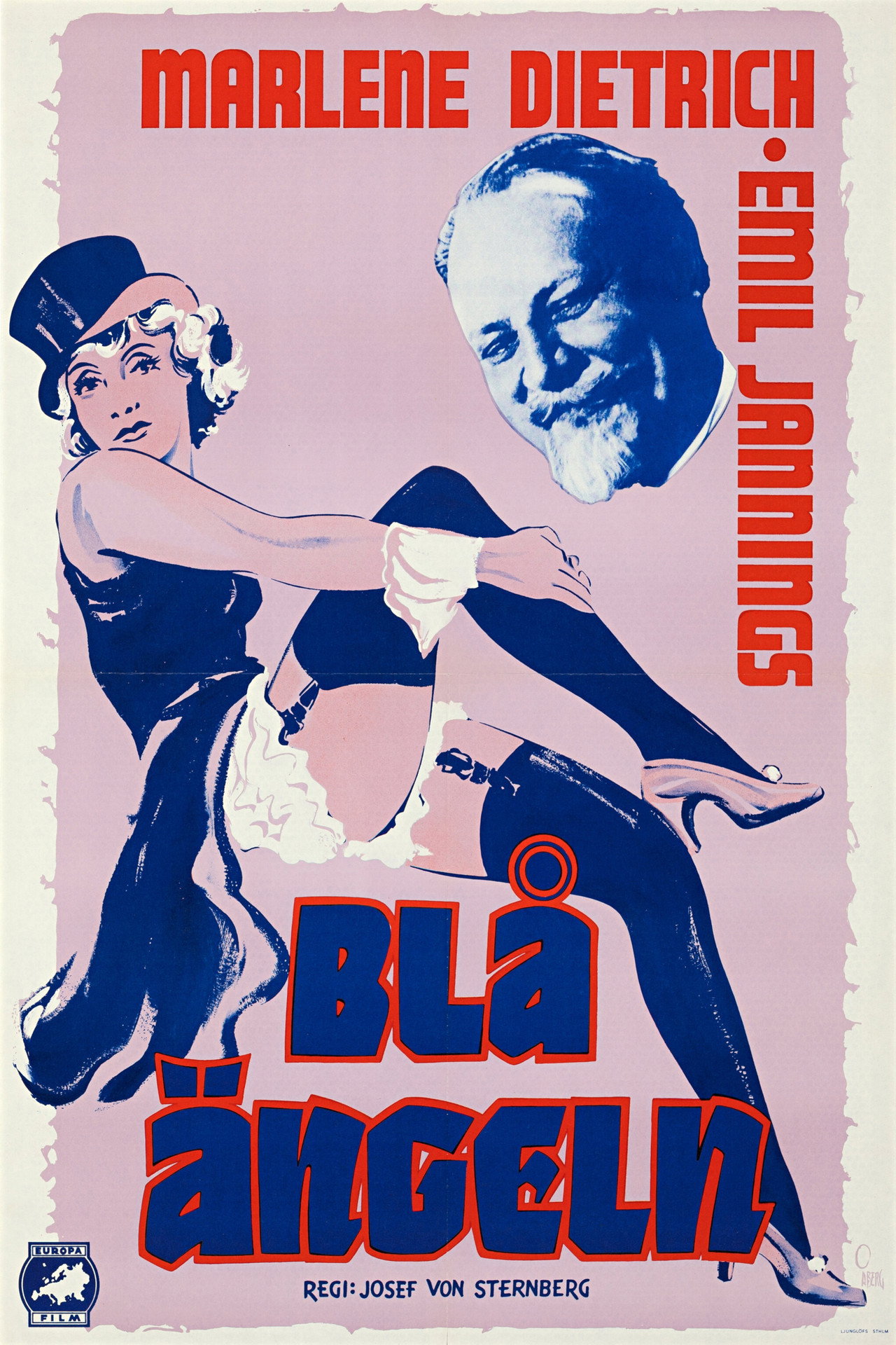 Blå ängeln filmaffisch