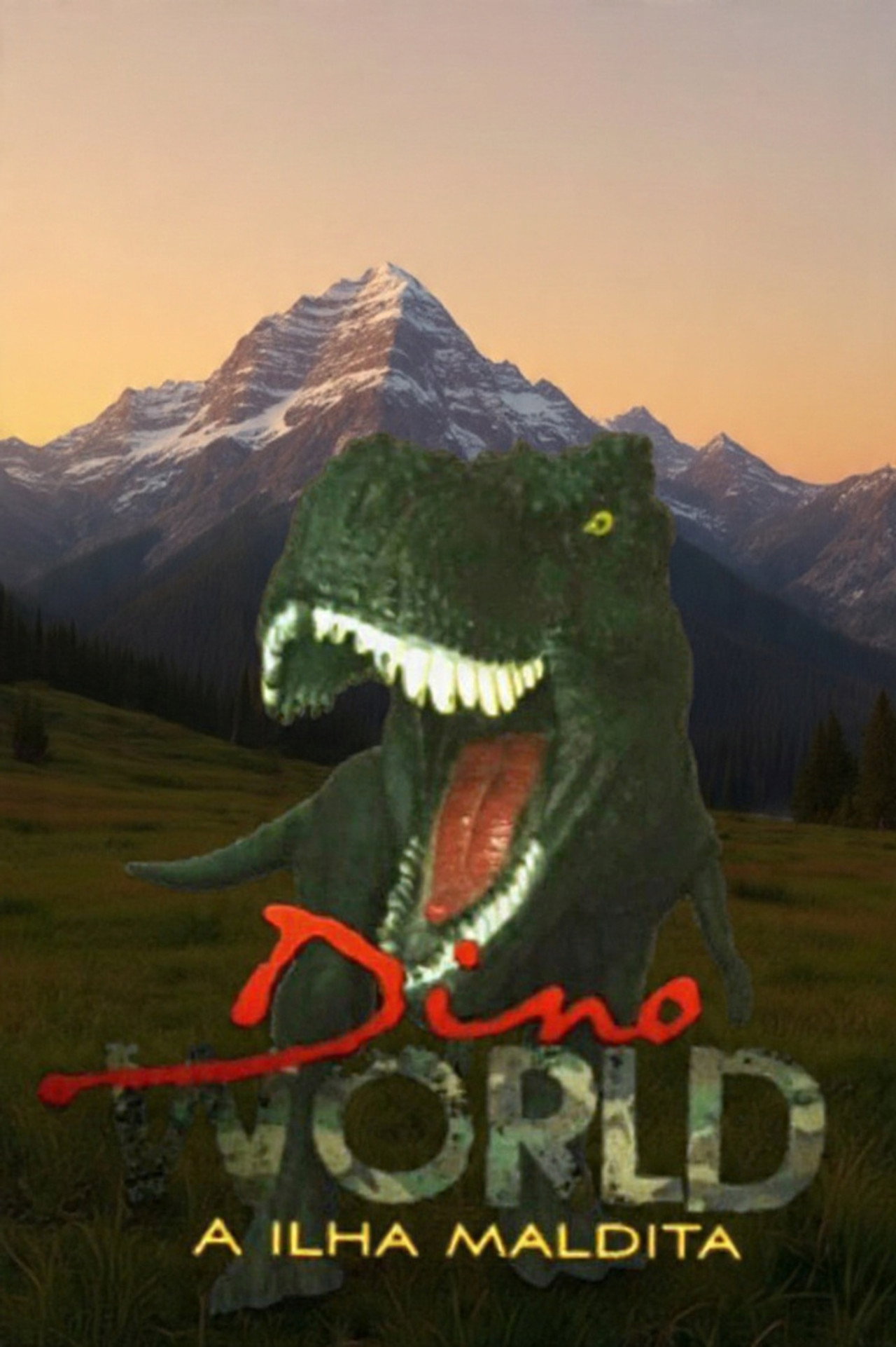 Dino World: ilha maldita Backdrop