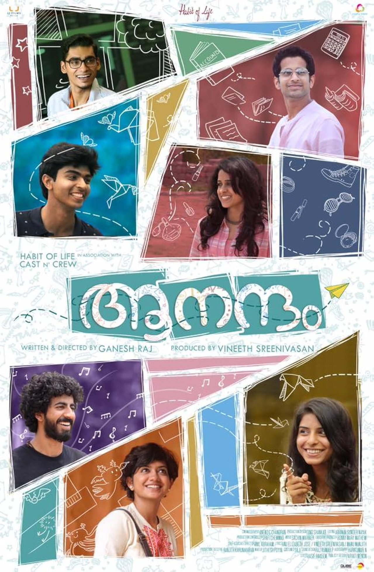 Aanandam (2016) poster