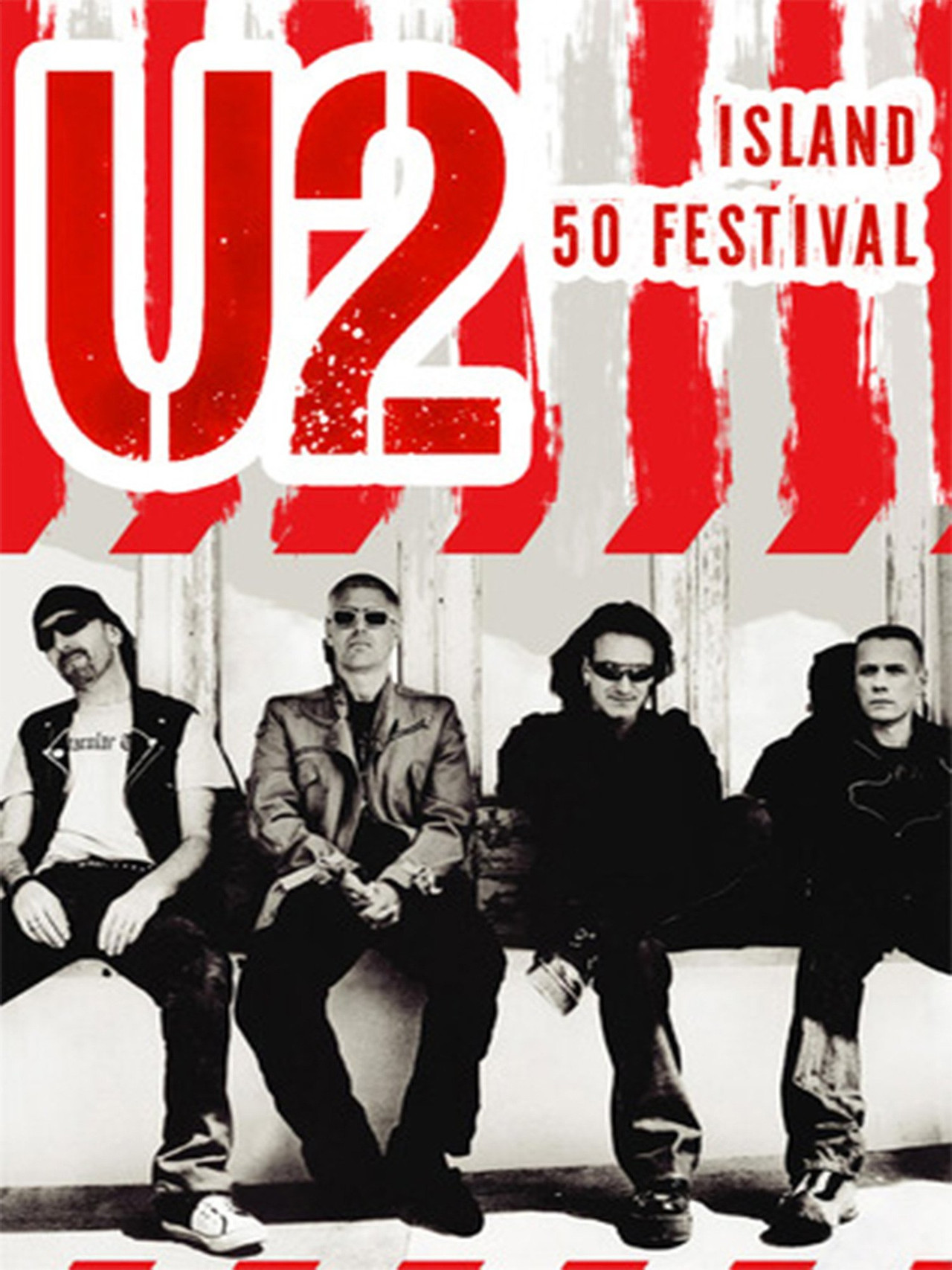 U2 - Island 50 Festival: Live Backdrop