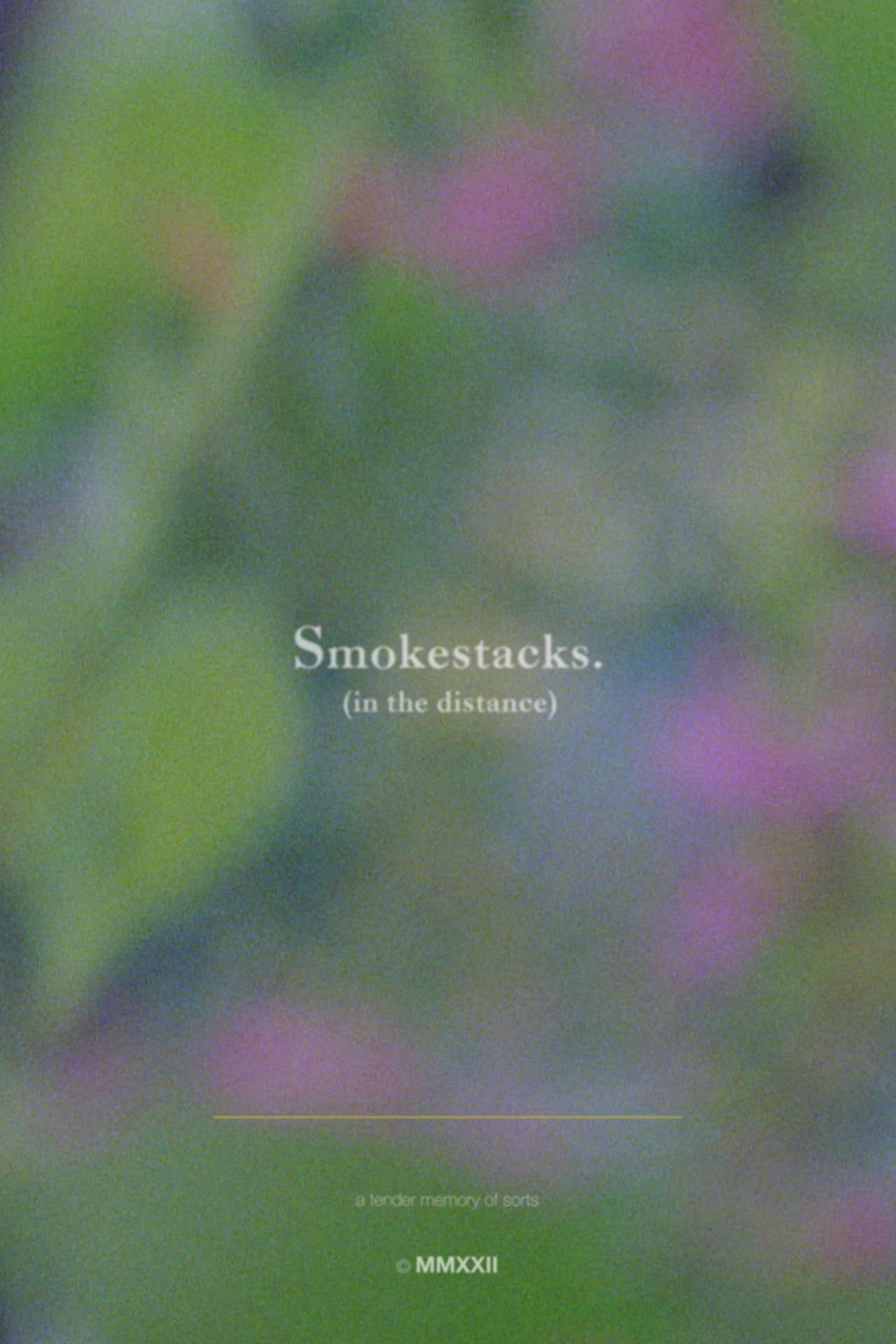 Smokestacks. (in the distance) filmaffisch