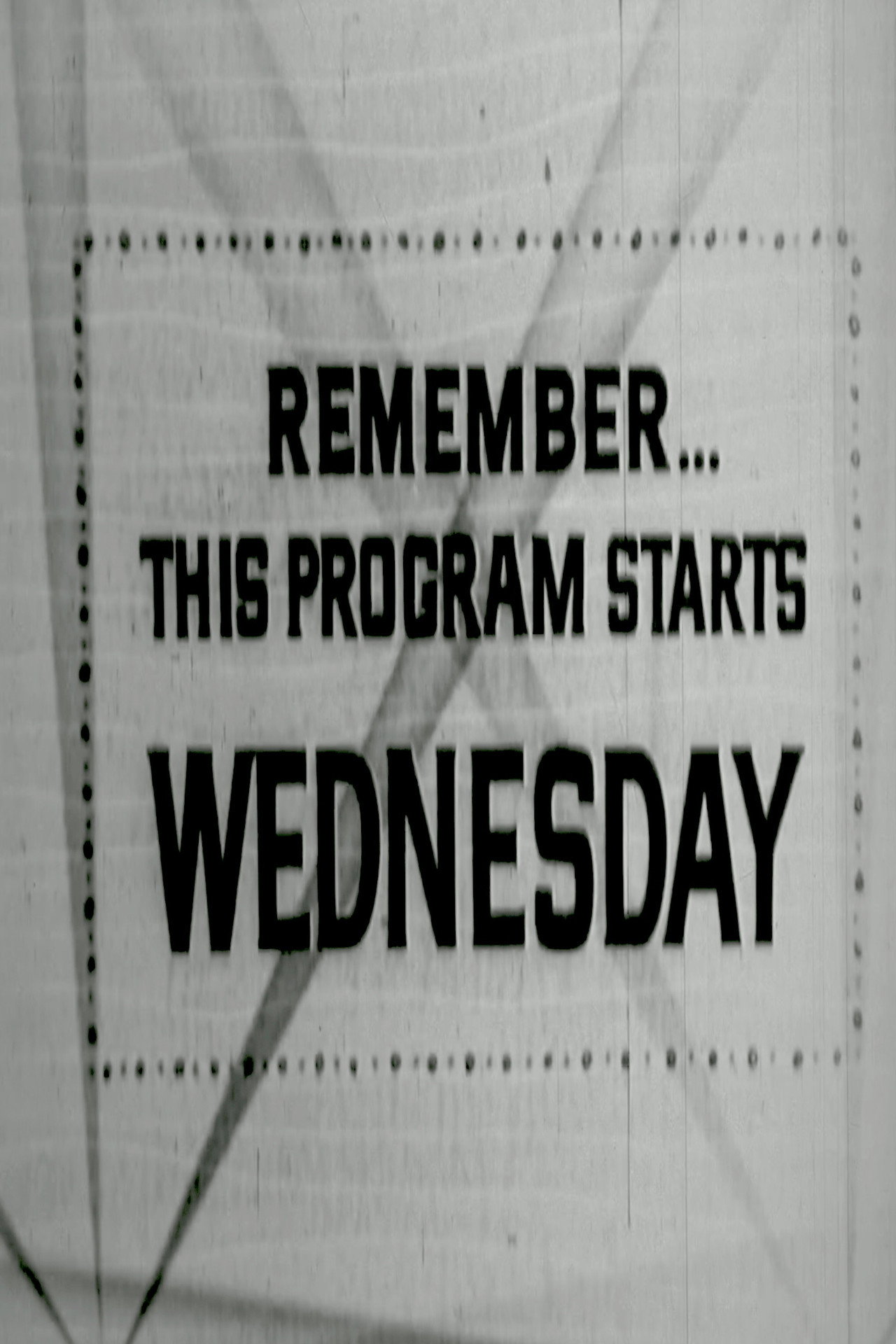 Starts Wednesday filmaffisch
