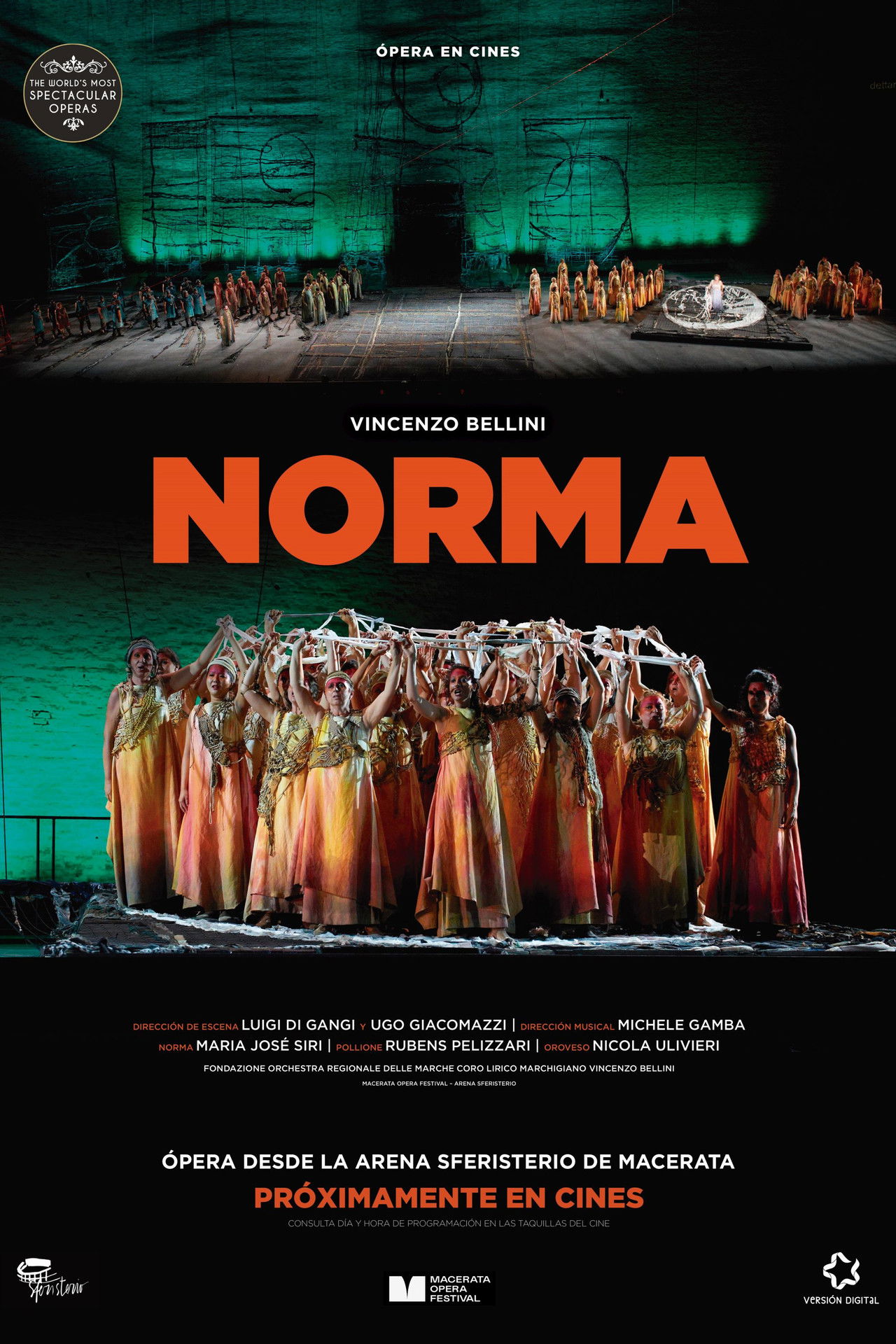 Norma (Sferisterio Opera Festival) Backdrop