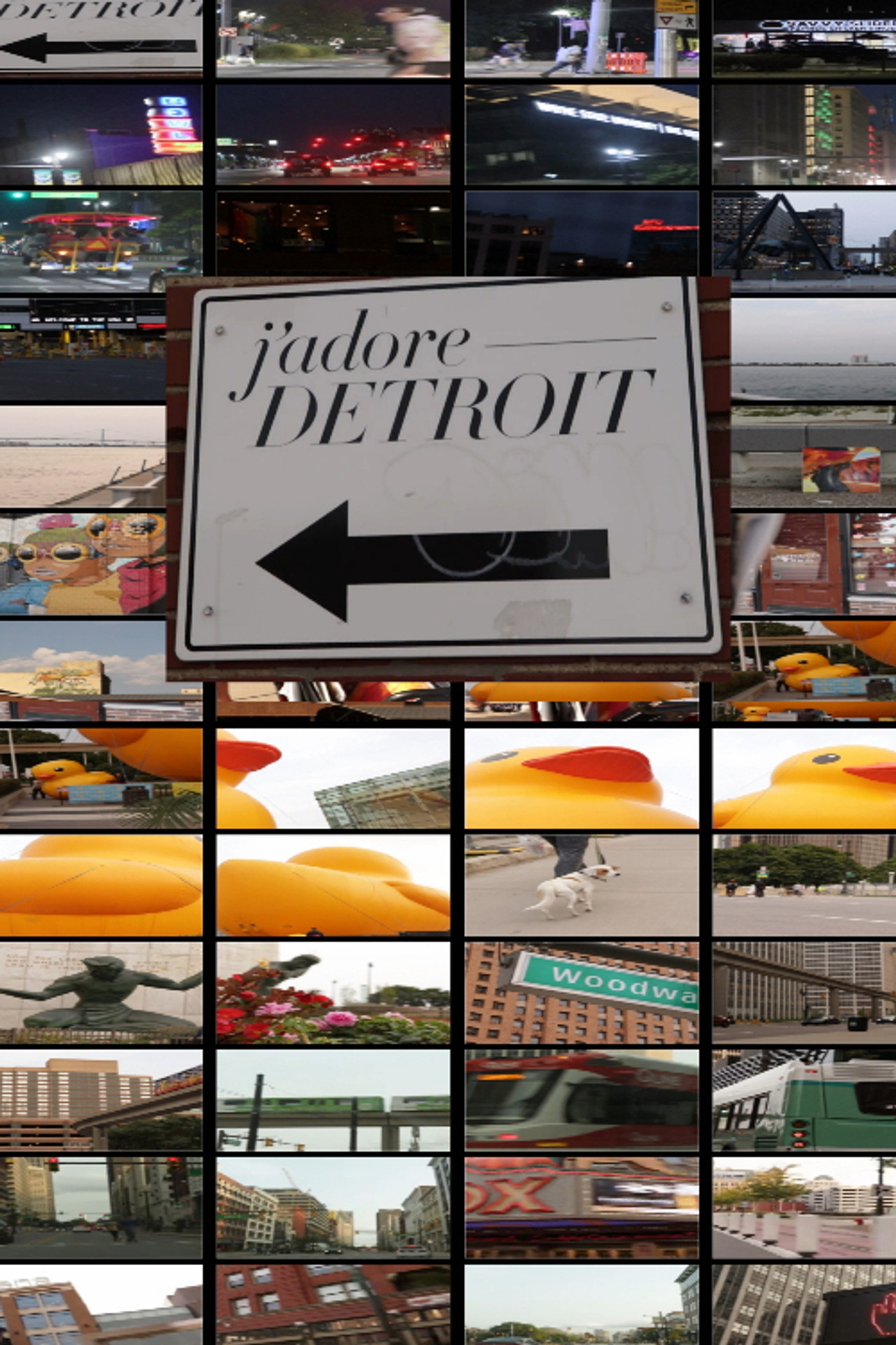 j'adore --- DETROIT filmaffisch