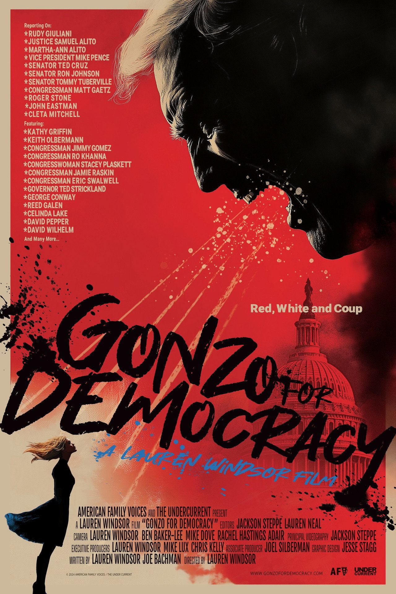 Gonzo for Democracy Backdrop