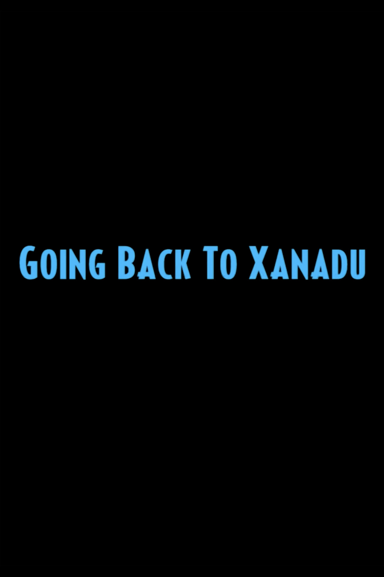 Going Back to Xanadu Backdrop