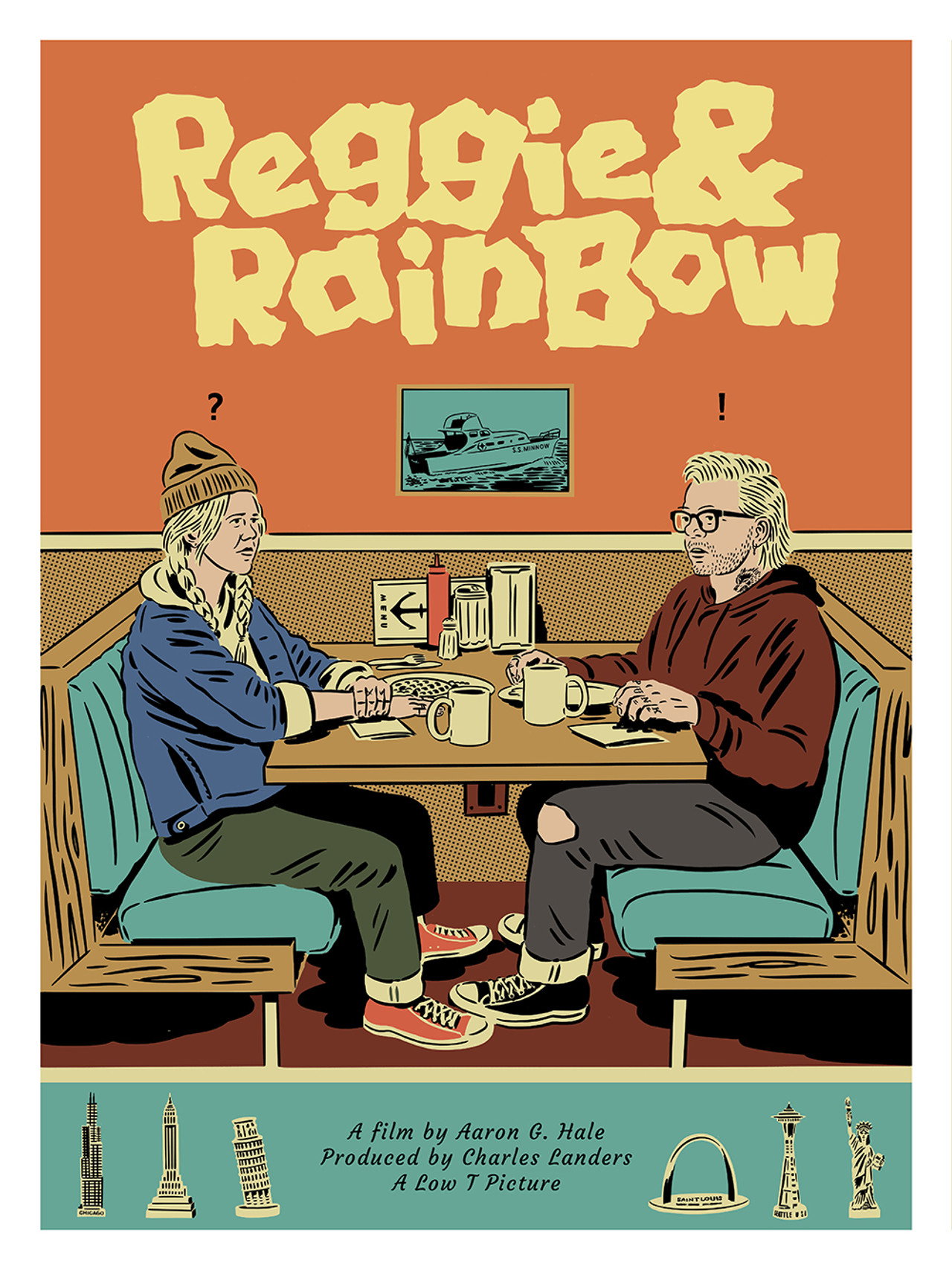 Reggie & Rainbow Backdrop
