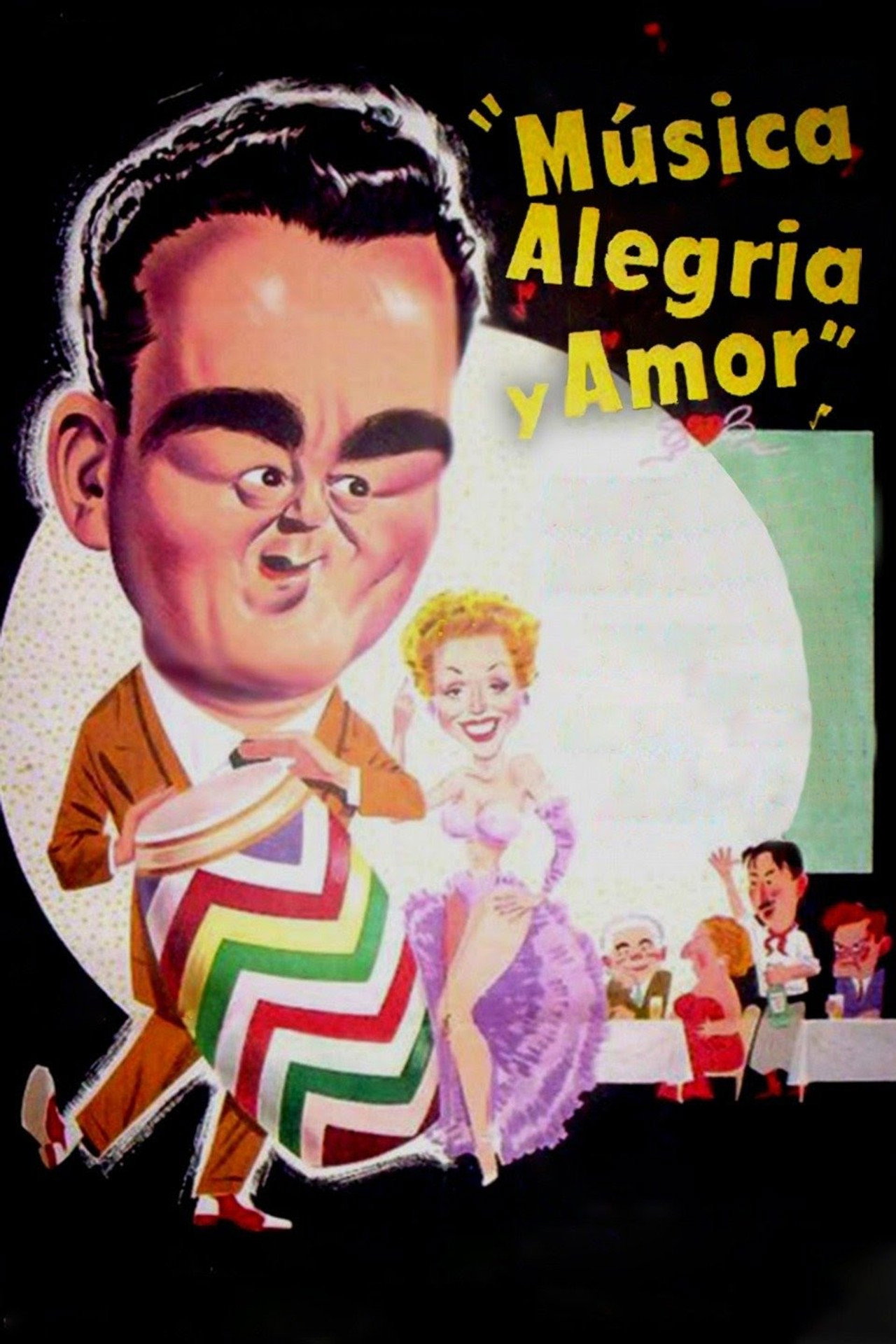 Música, alegría y amor filmaffisch