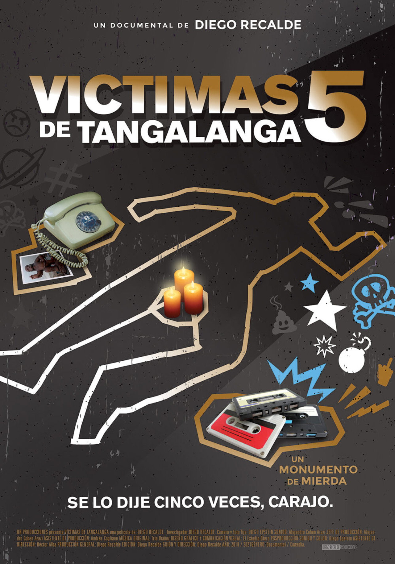 Víctimas de Tangalanga 5 filmaffisch