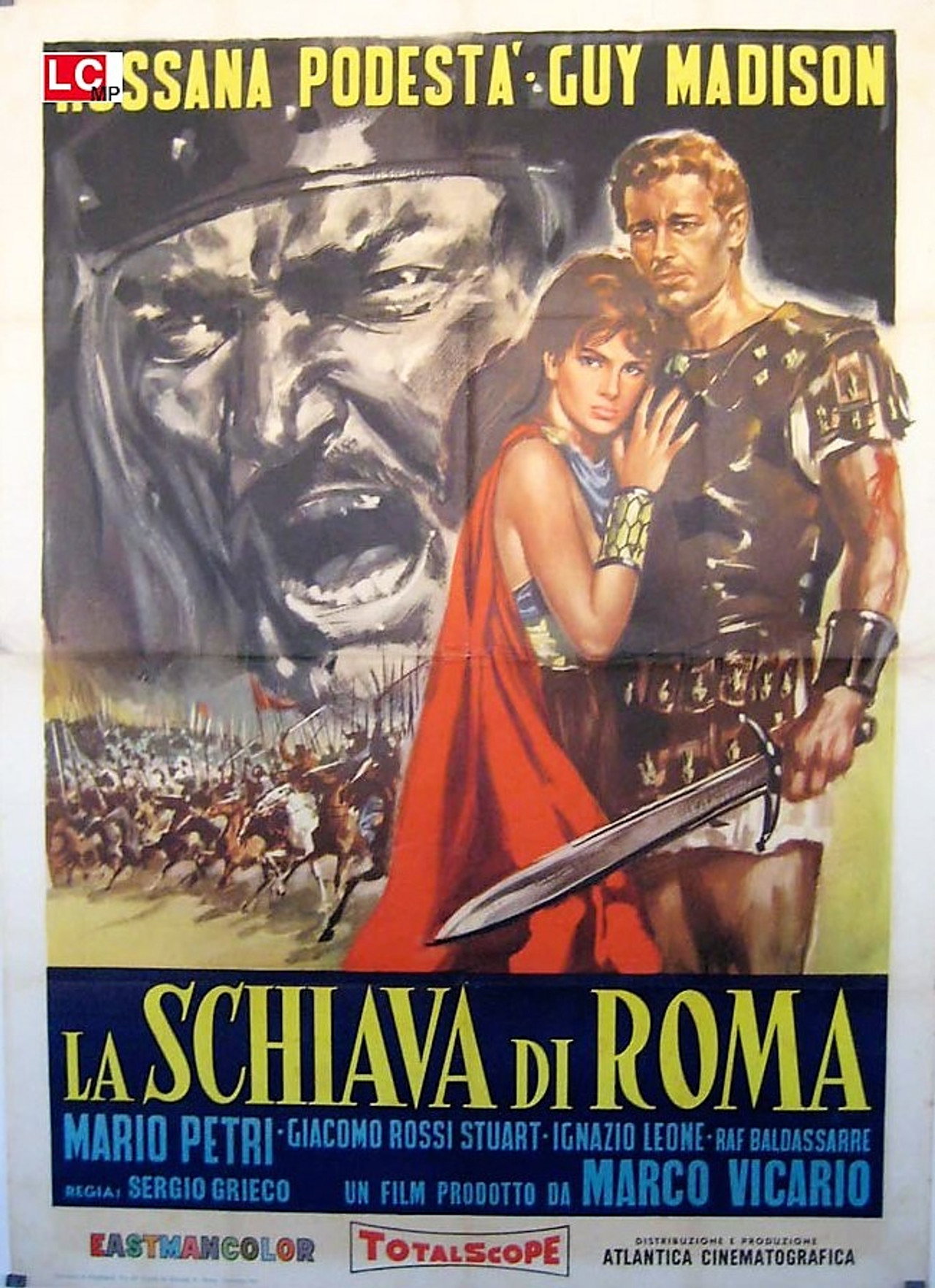 La schiava di Roma filmaffisch