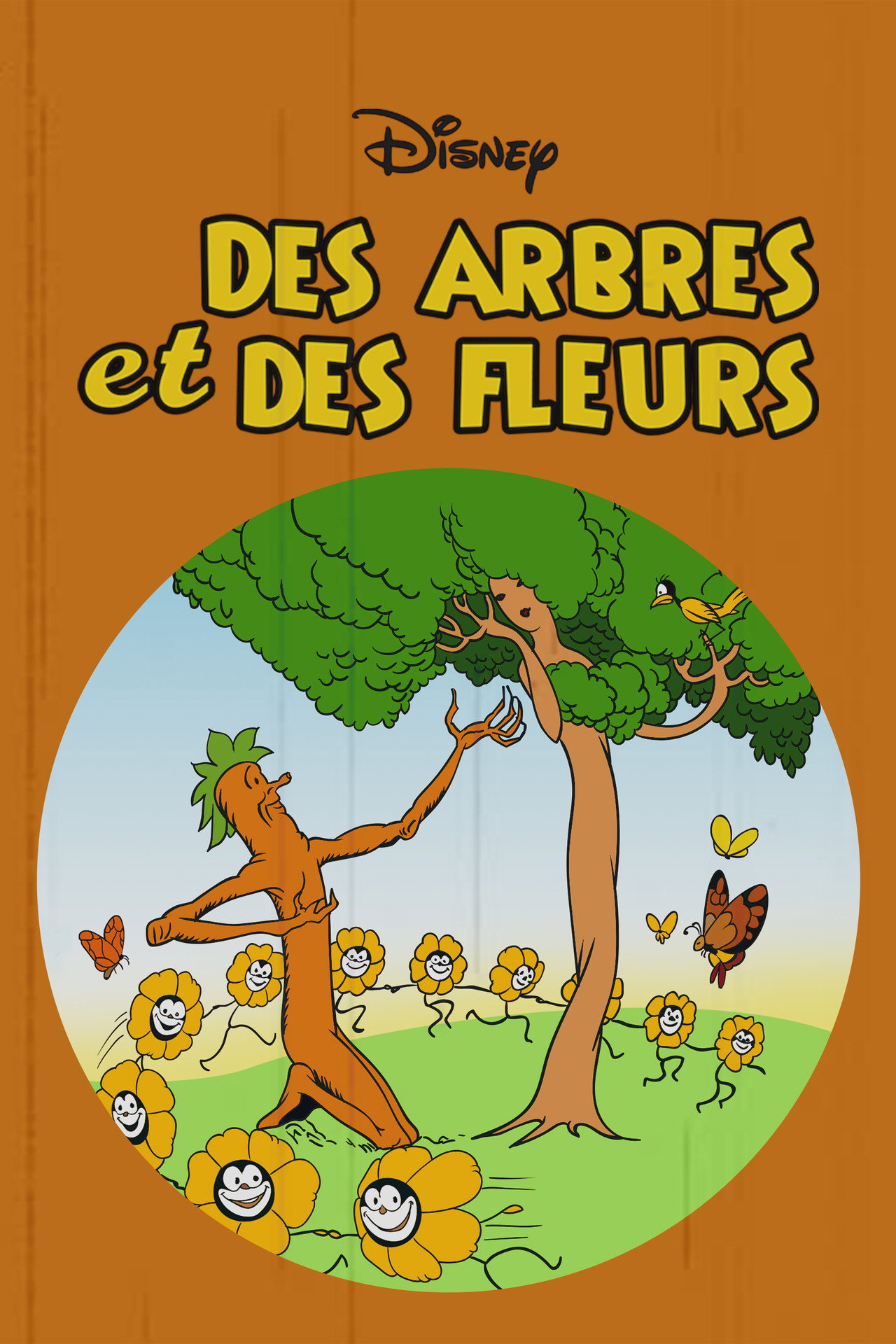 Des arbres et des fleurs poster