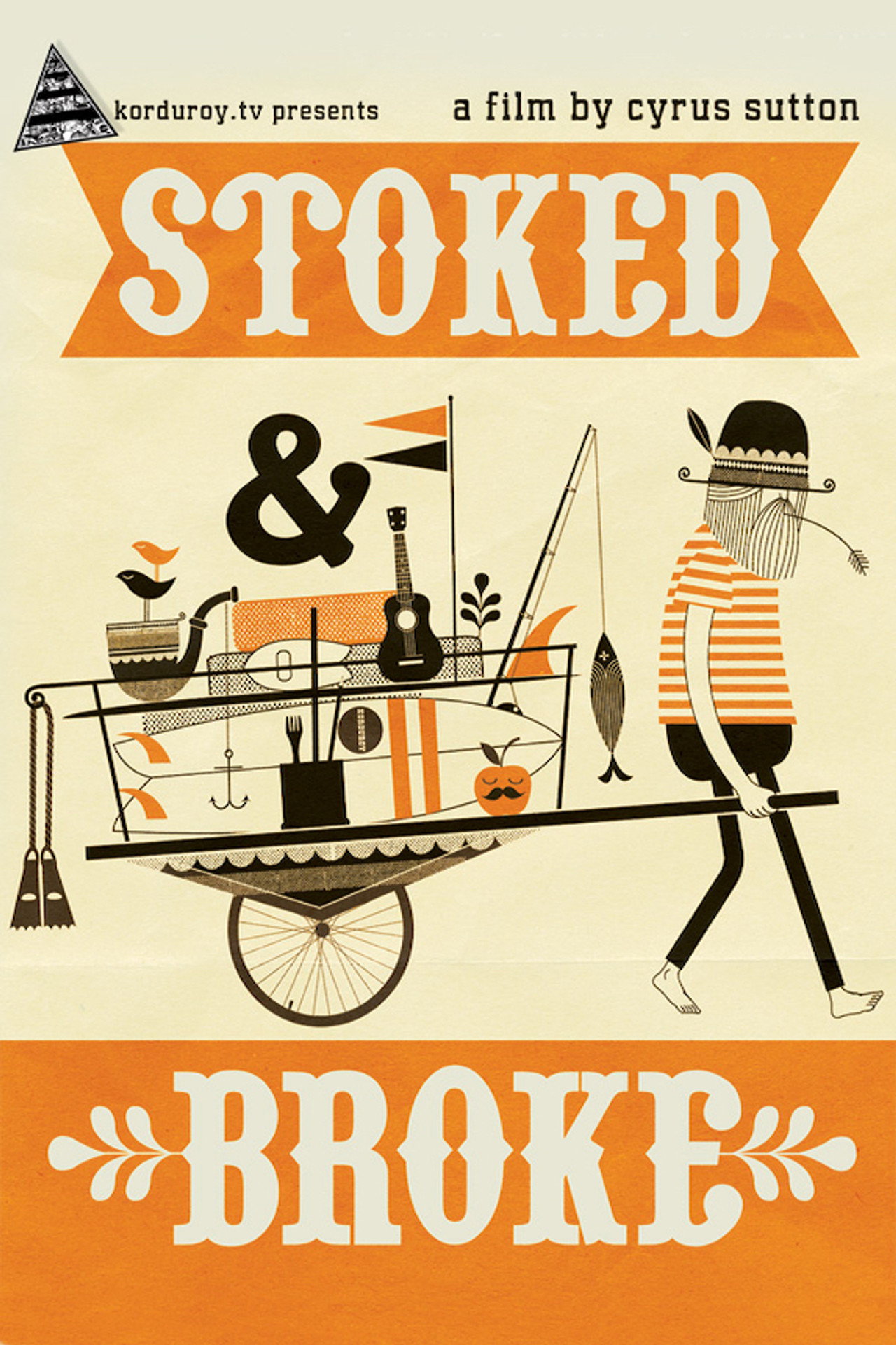 Stoked And Broke filmaffisch