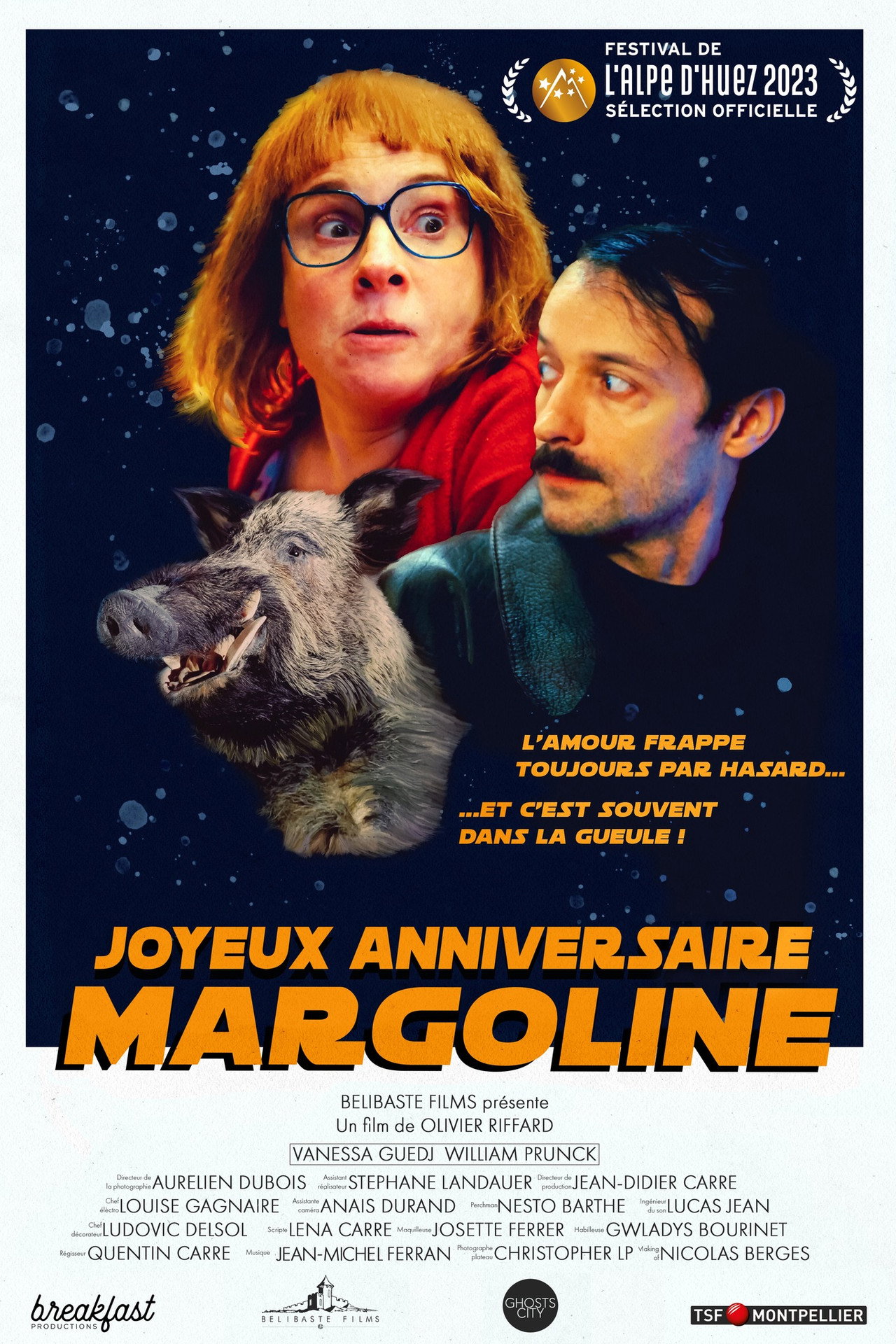 Joyeux anniversaire Margoline Backdrop