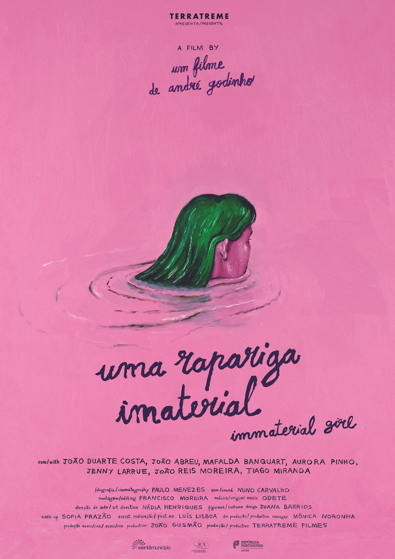 Uma Rapariga Imaterial filmaffisch