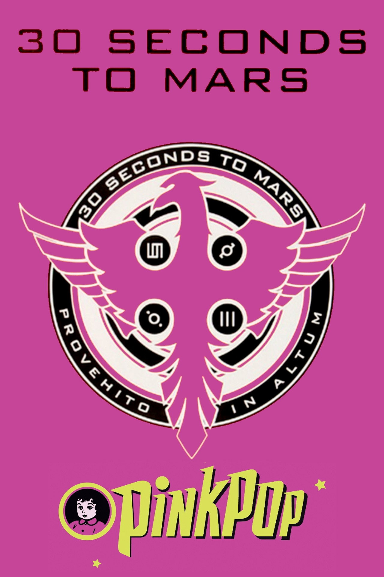 Banner 30 Seconds To Mars - Pinkpop 2007