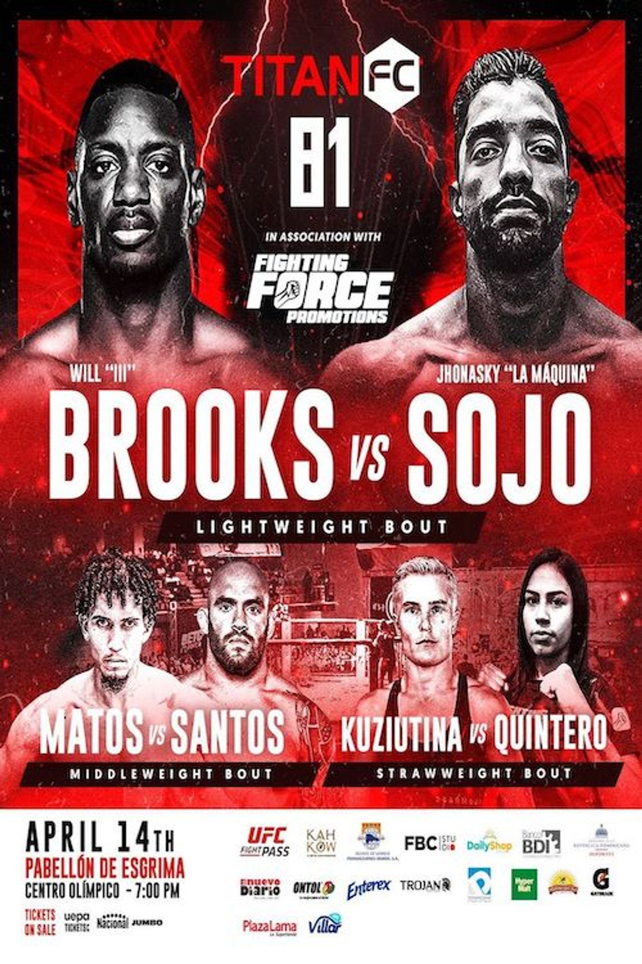 Titan FC 81 filmaffisch