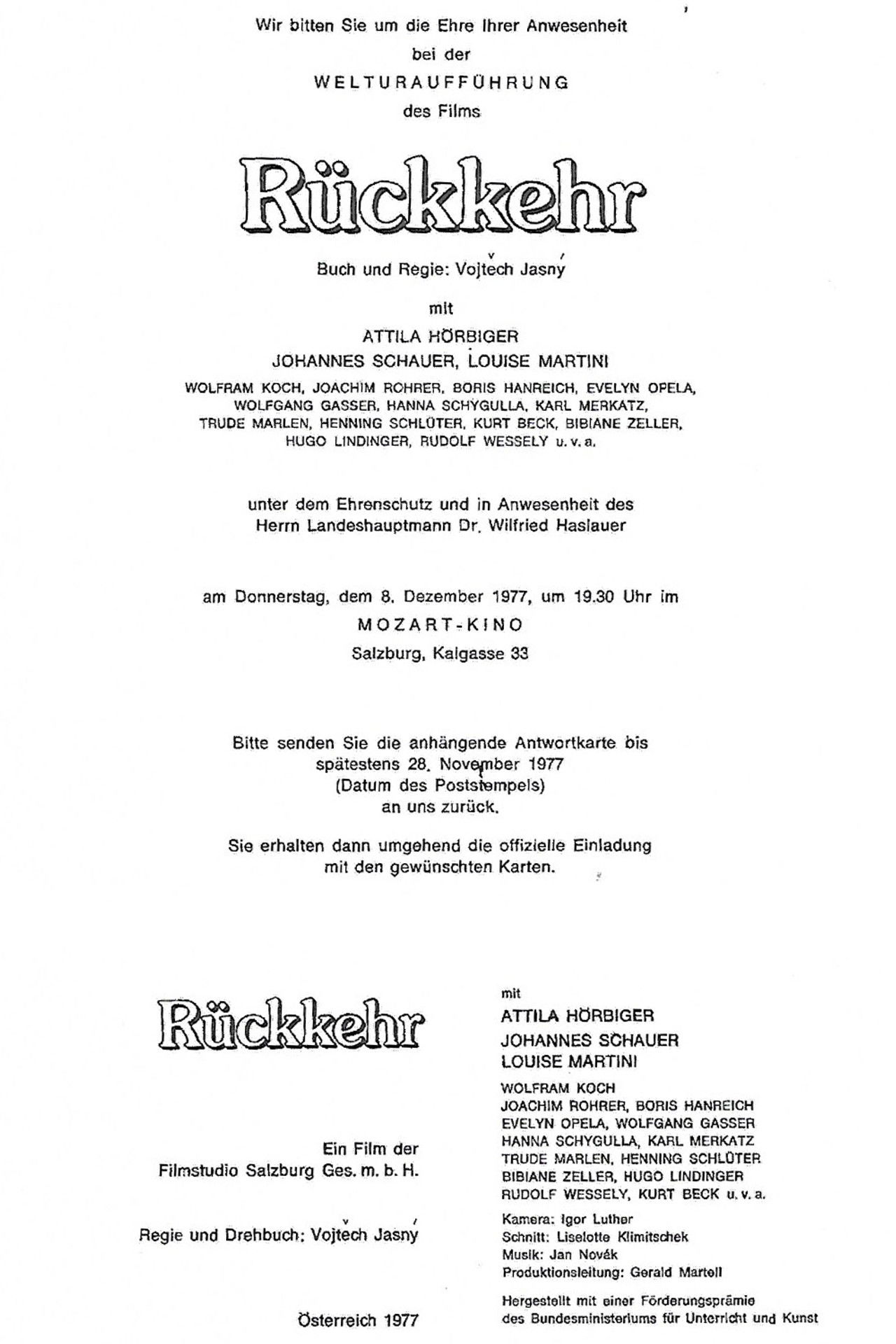 Die Rückkehr des alten Herrn Backdrop