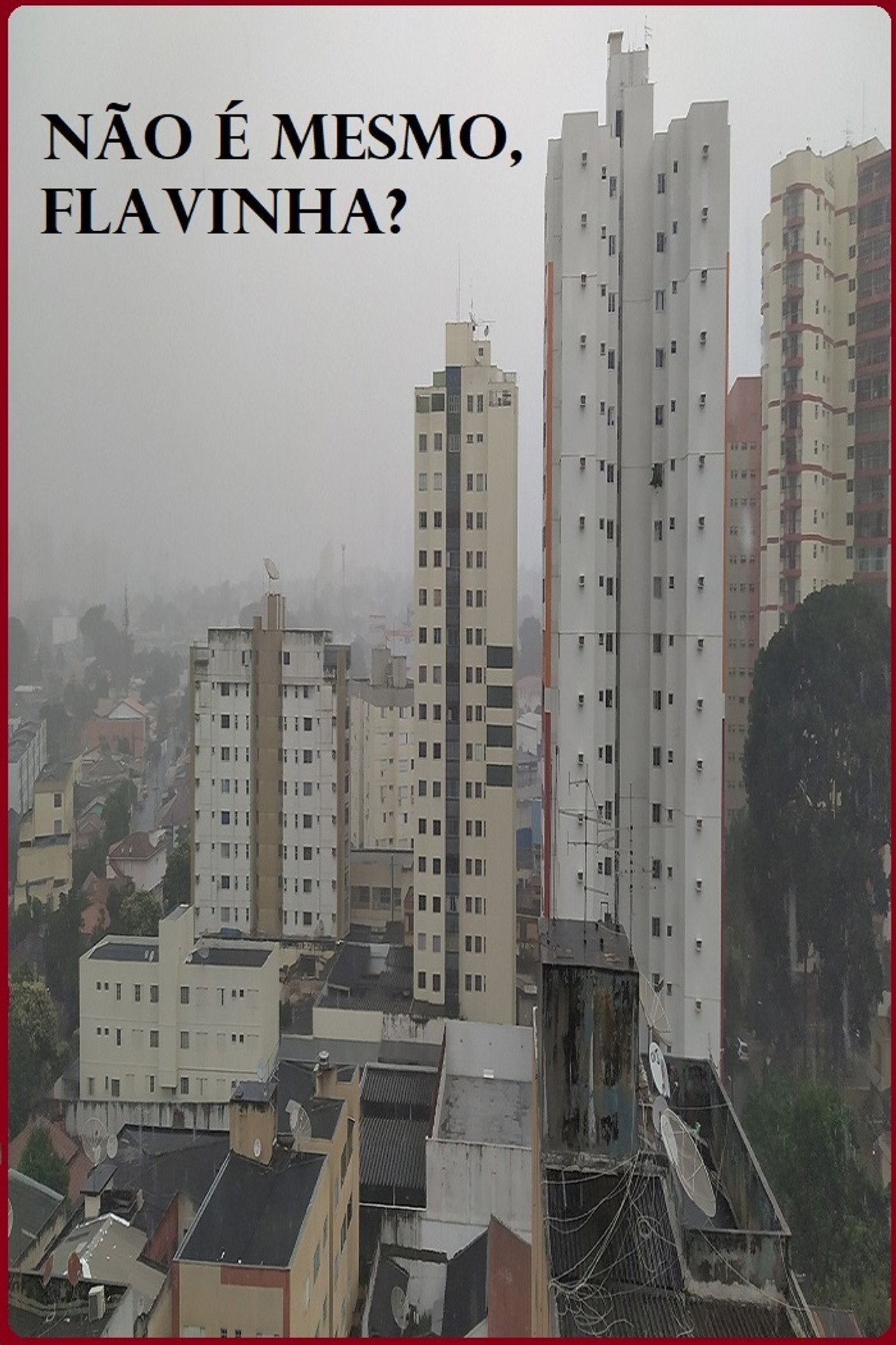 Não é mesmo, Flavinha? filmaffisch