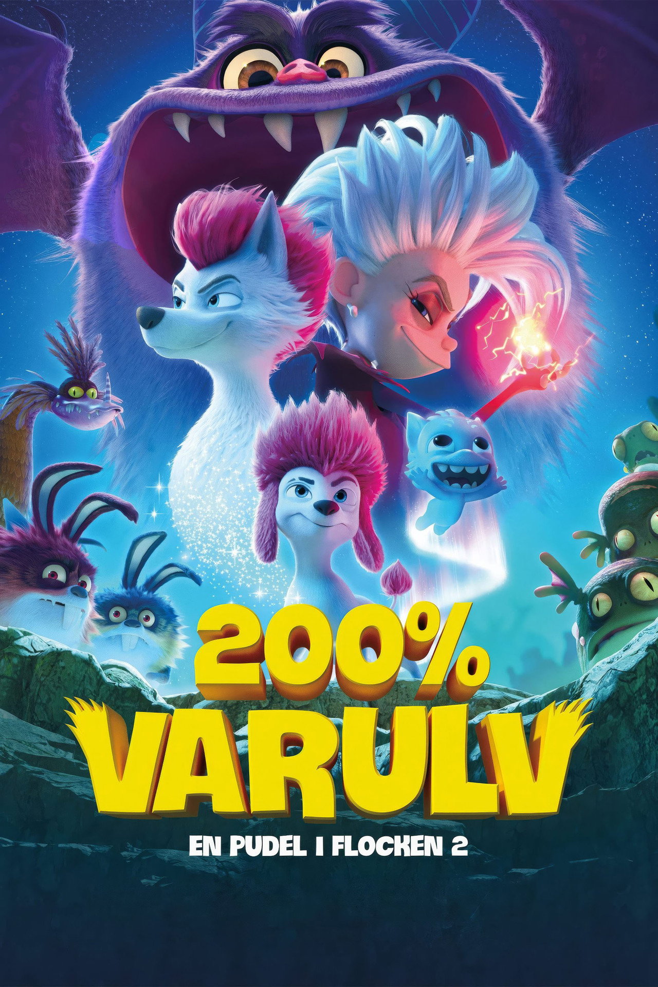 200% varulv - En pudel i flocken 2 filmaffisch