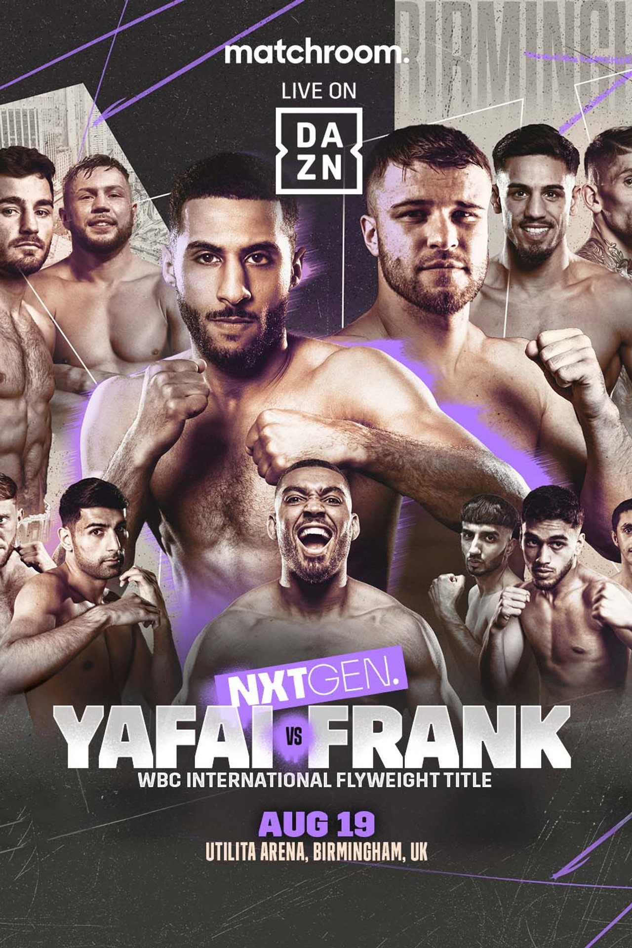 Galal Yafai vs. Tommy Frank filmaffisch