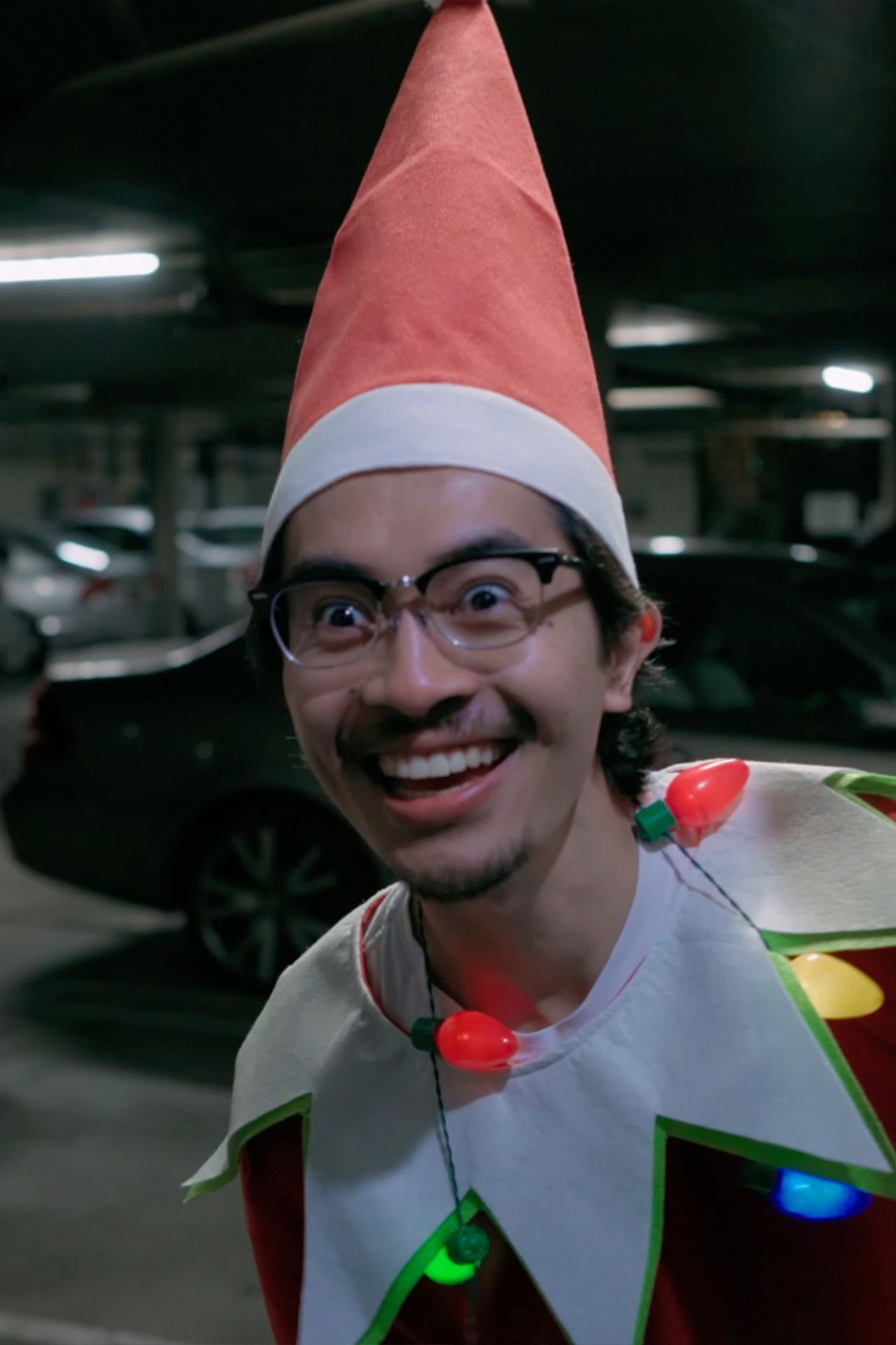 Elves on the Shelves Backdrop