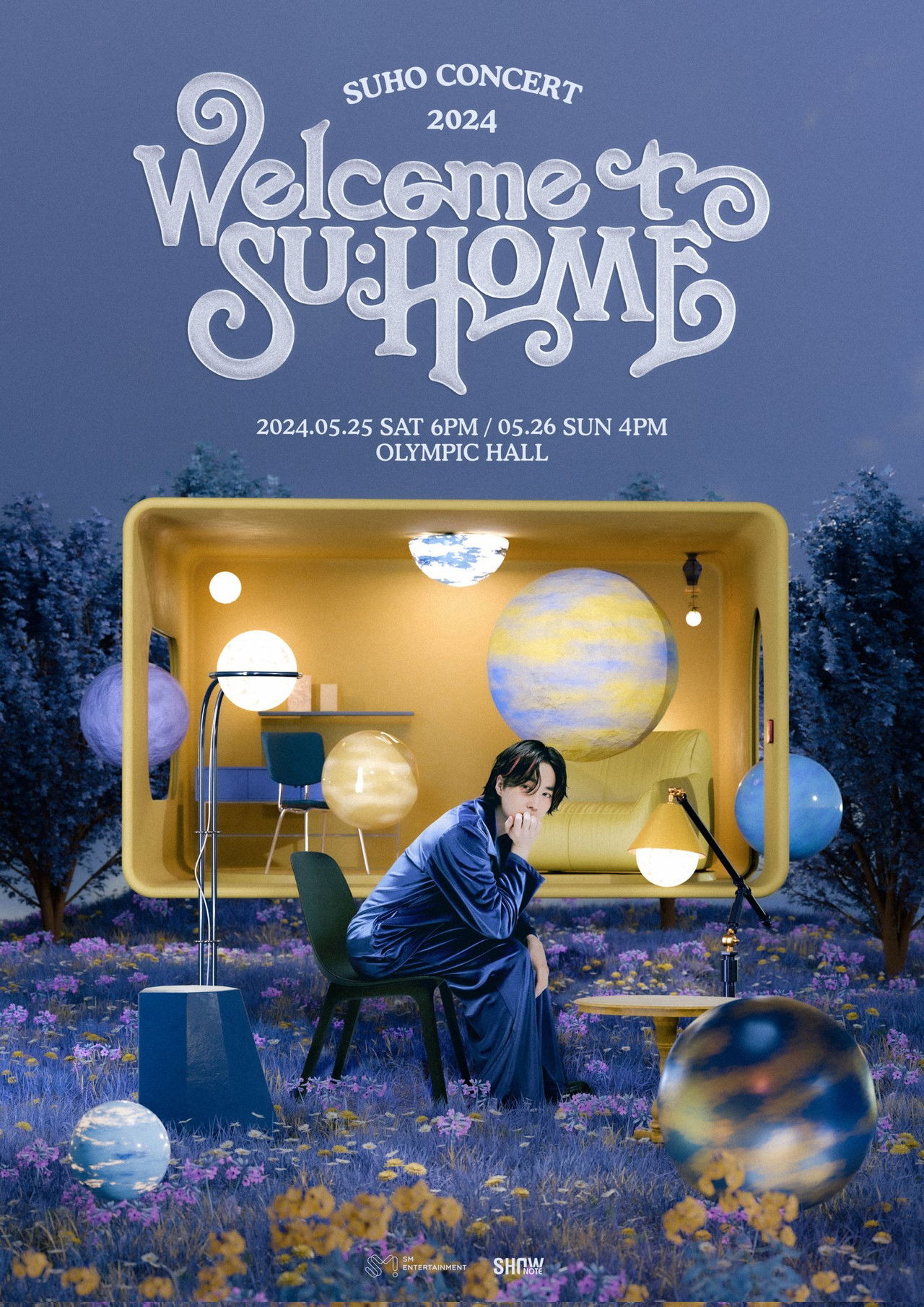 Suho Concert 2024 'Welcome to SU:HOME' Backdrop