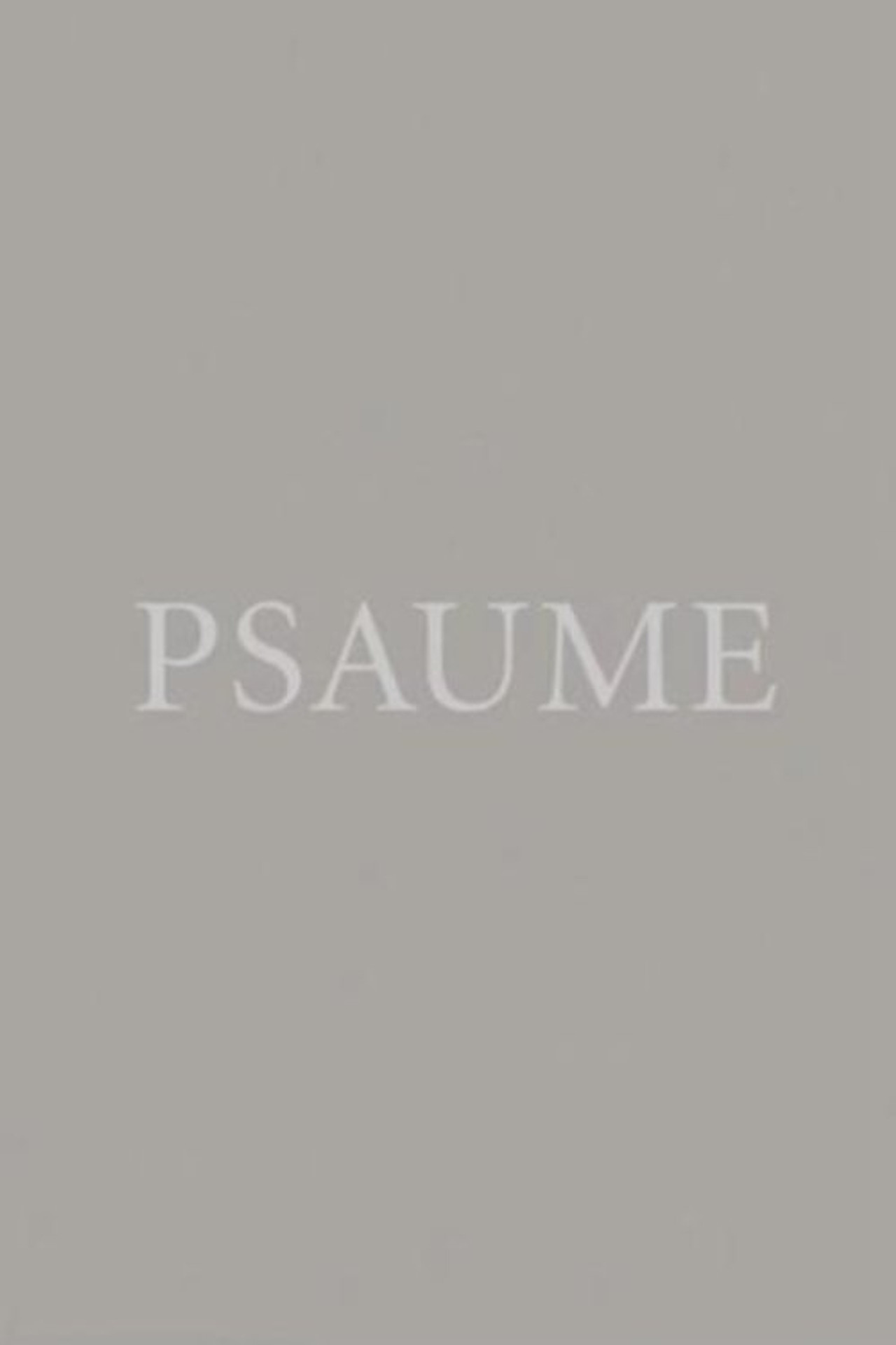 Psalm filmaffisch