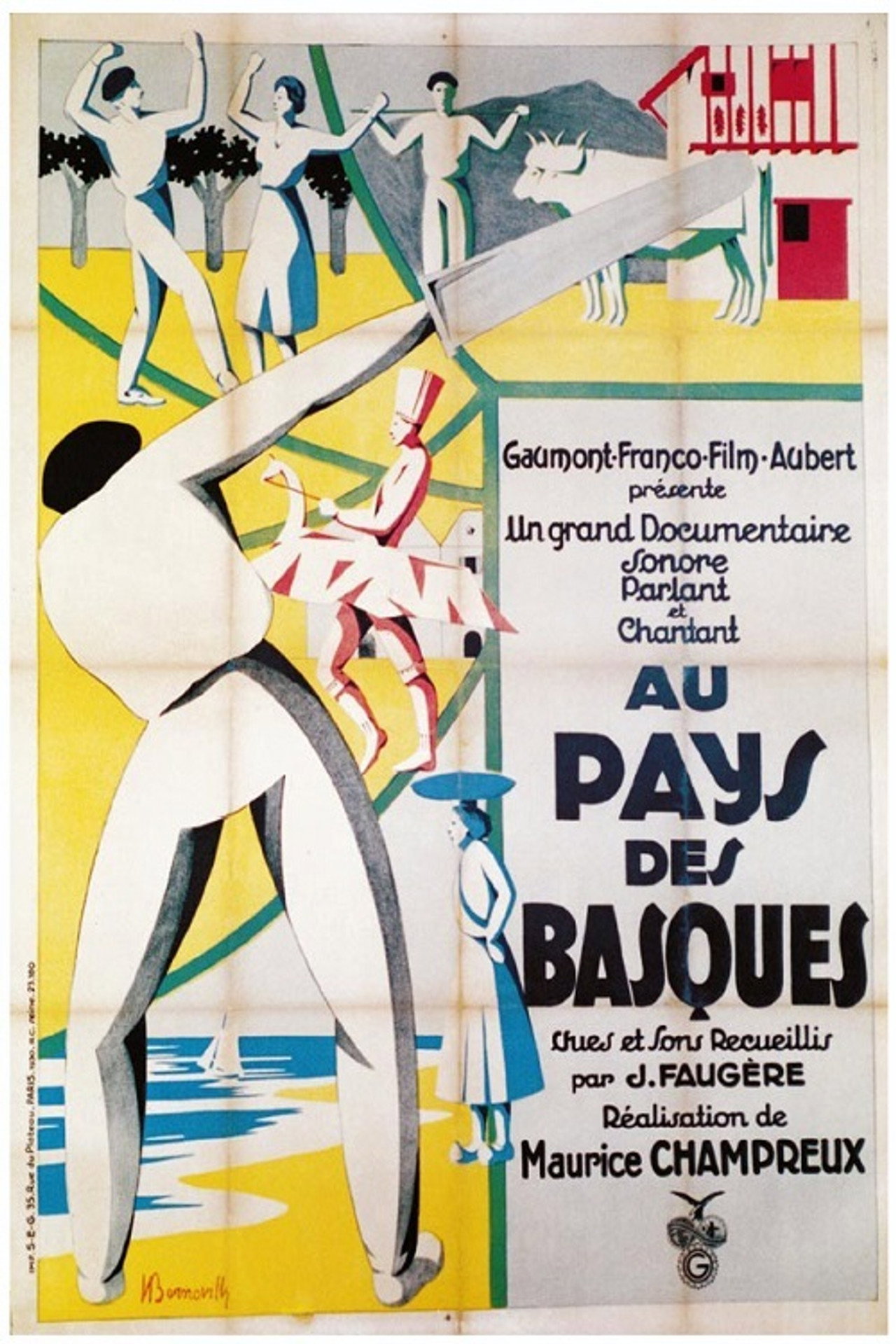 Au pays des Basques filmaffisch