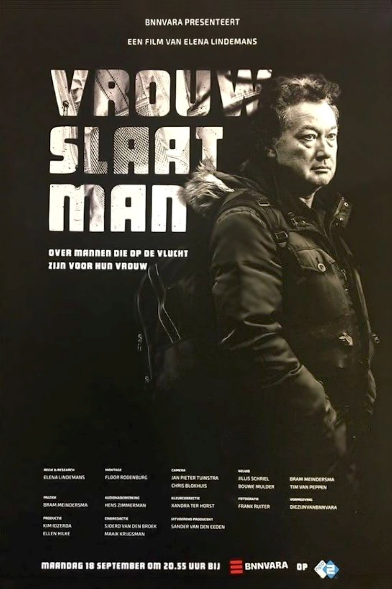Vrouw slaat man