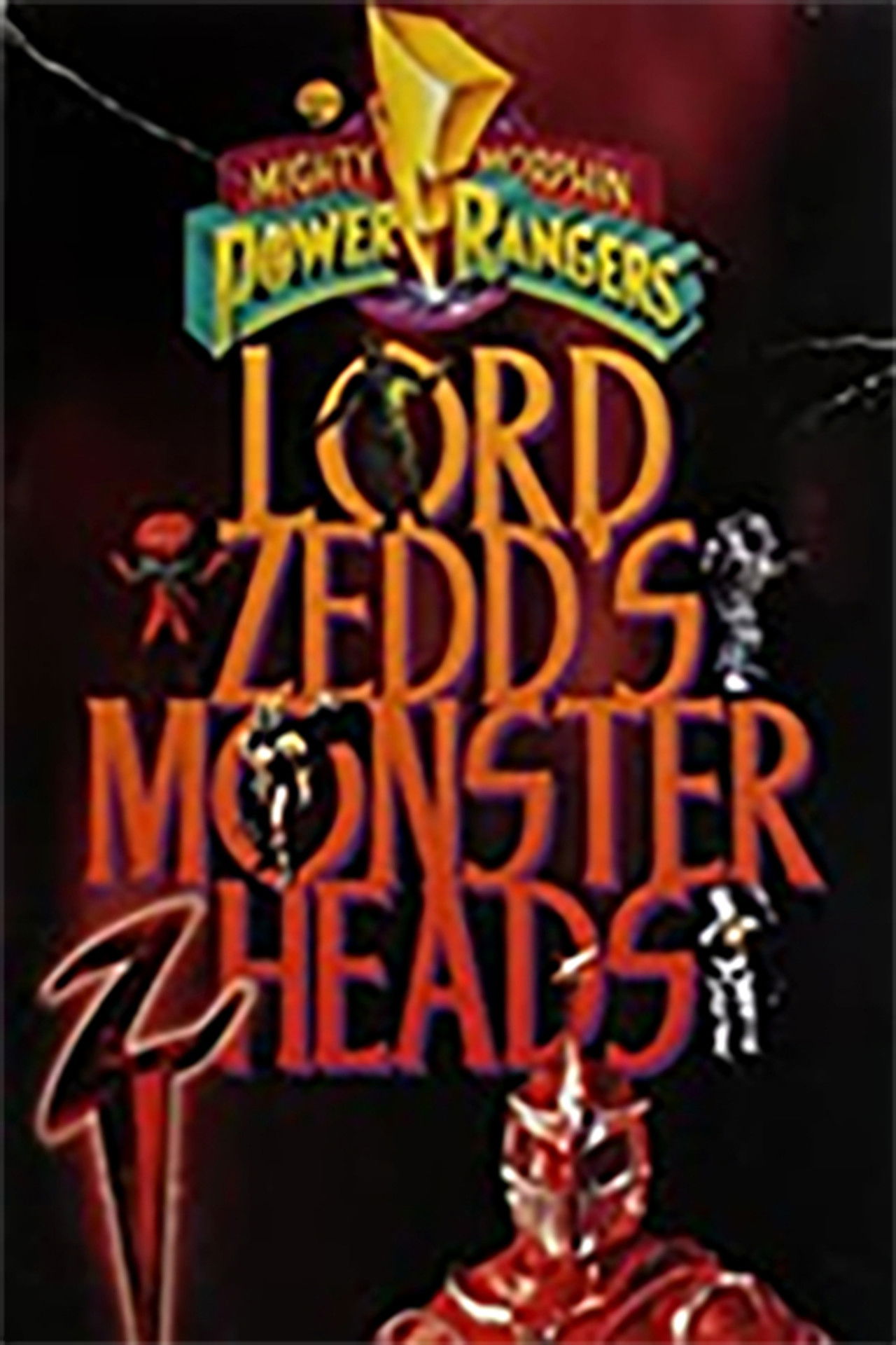 Mighty Morphin Power Rangers: Lord Zedd's Monster Heads Backdrop
