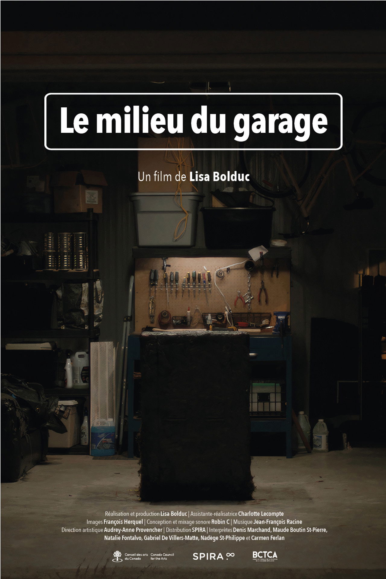 Le milieu du garage Backdrop
