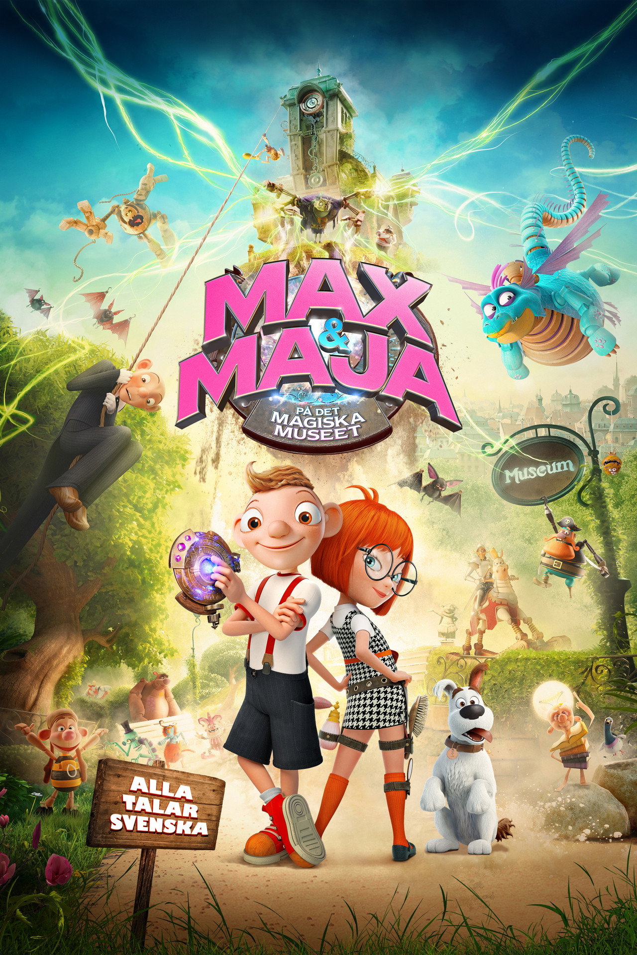 Max & Maja på det magiska museet filmaffisch