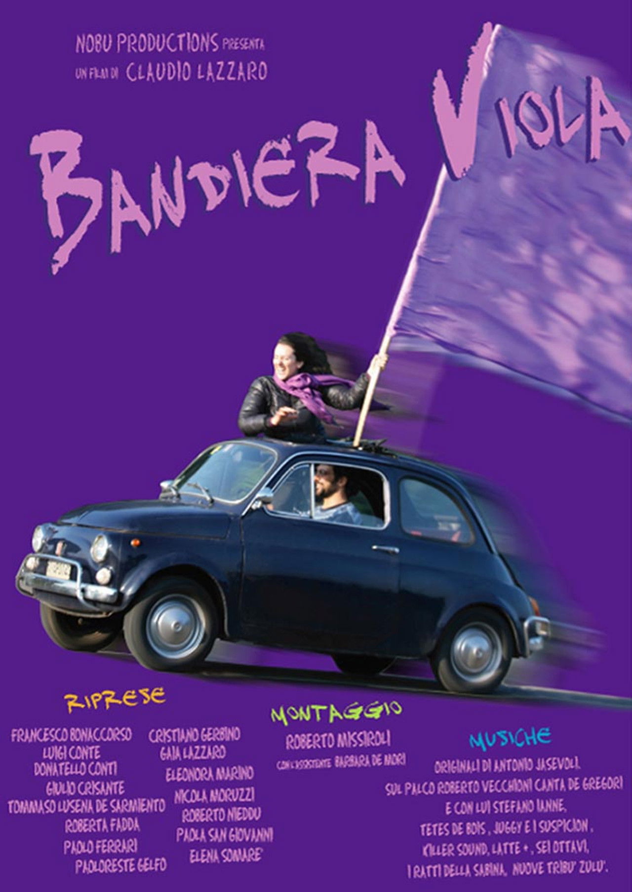 Bandiera Viola Backdrop