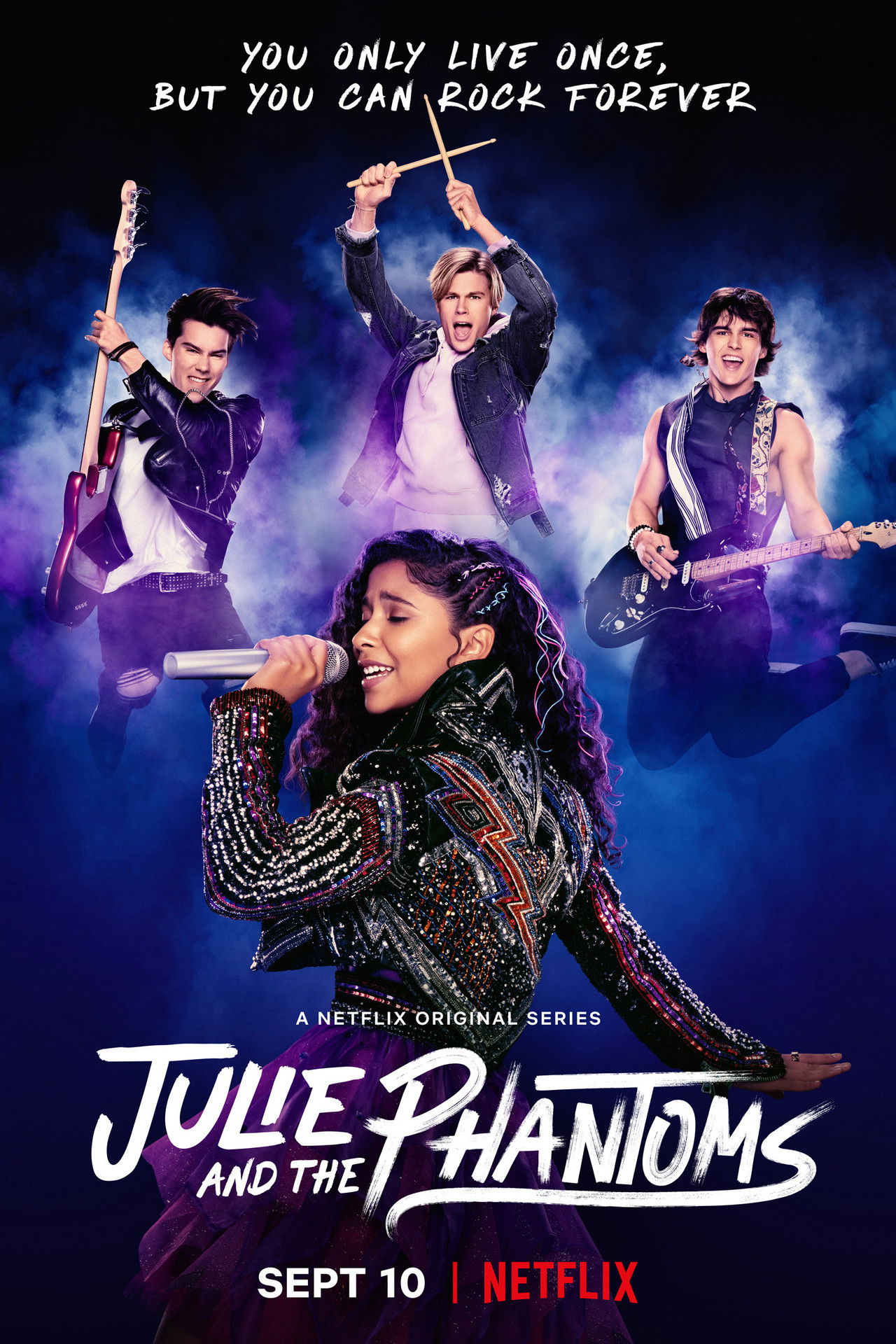 Julie and the Phantoms (2020) Hindi S01 Complete NF Series backdrop