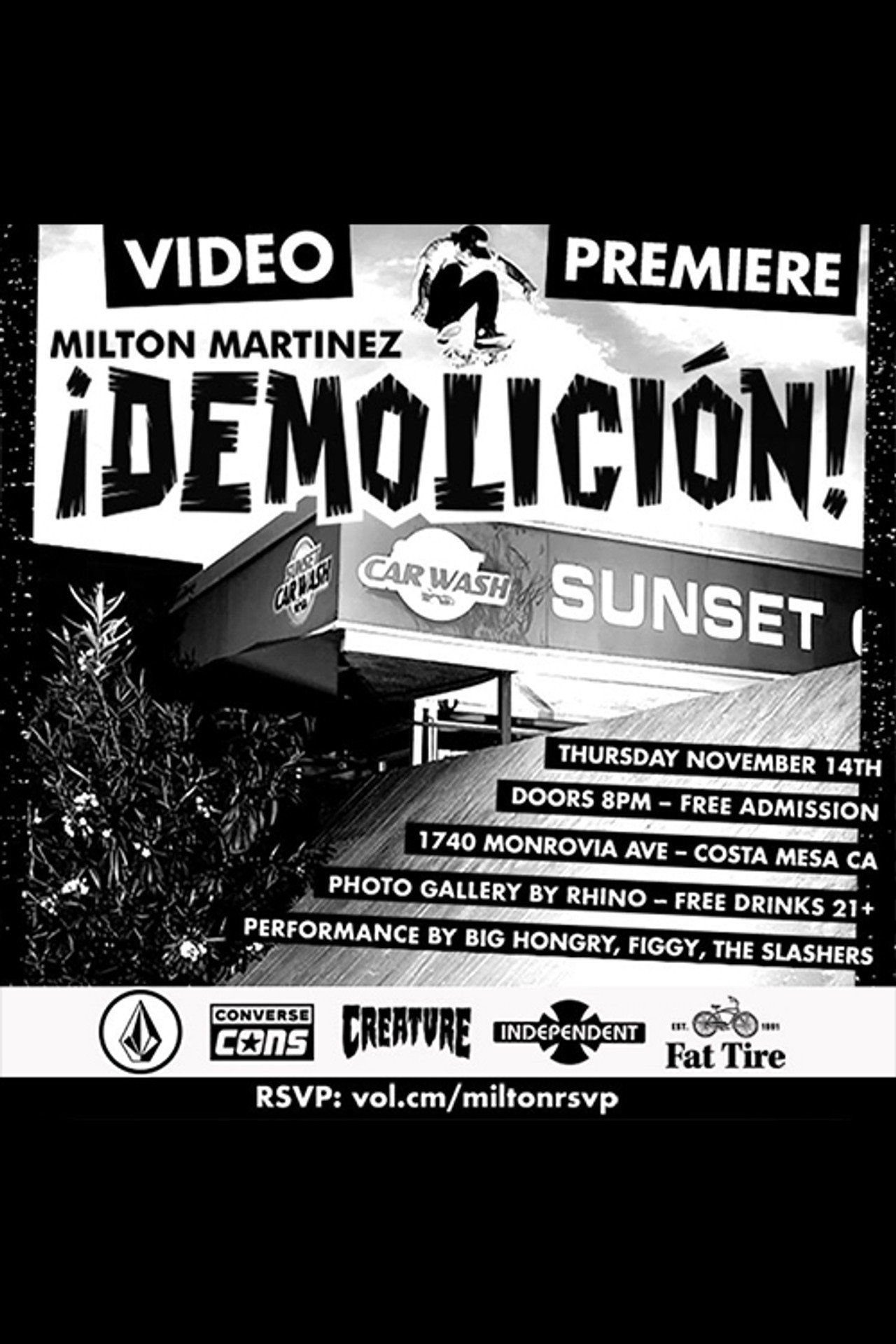 Volcom - Milton Martinez's ¡DEMOLICIÓN! Backdrop