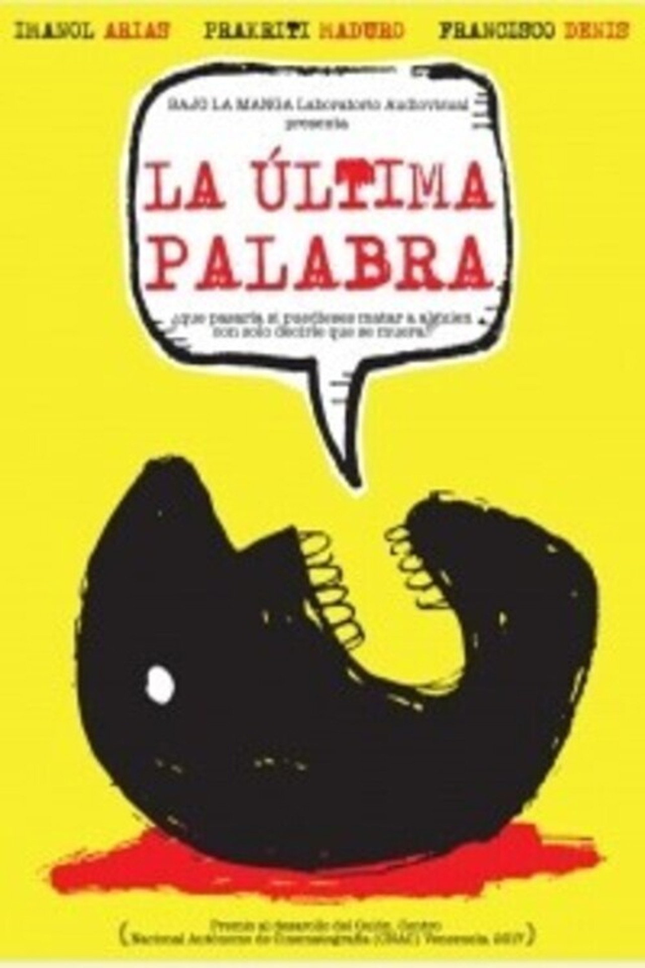 La última palabra filmaffisch