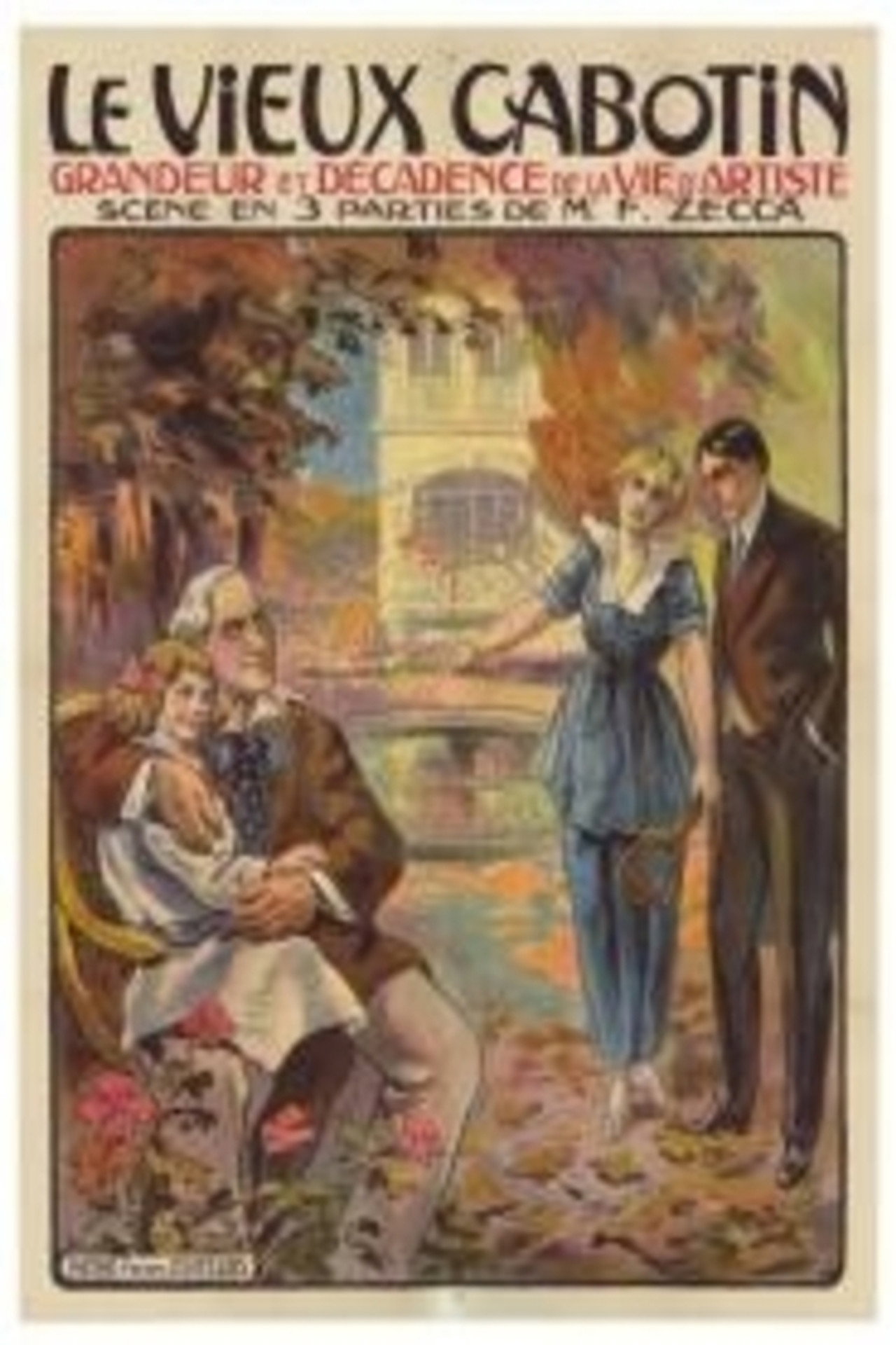 Le vieux cabotin filmaffisch