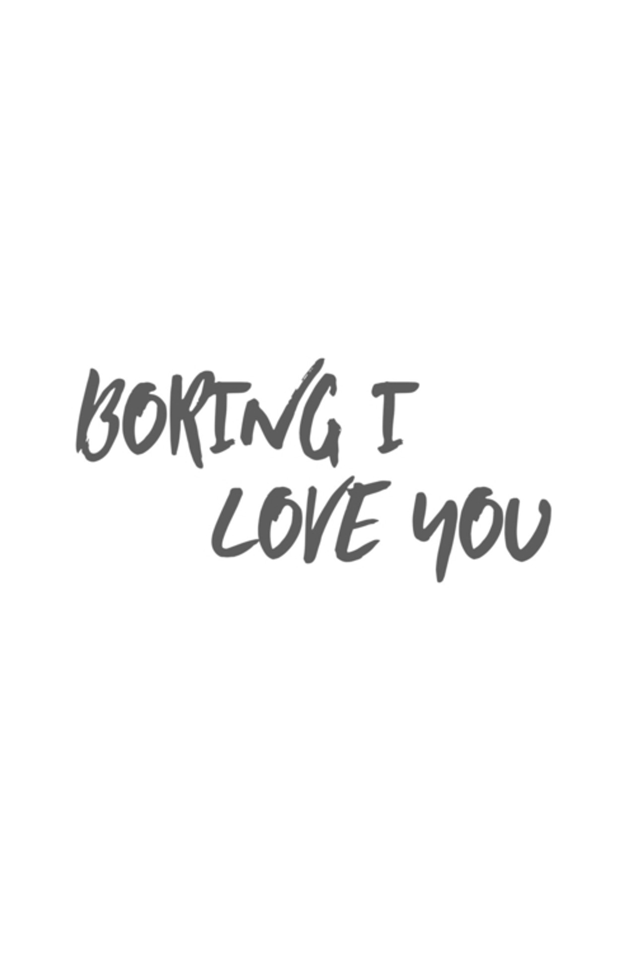 Boring I Love You filmaffisch