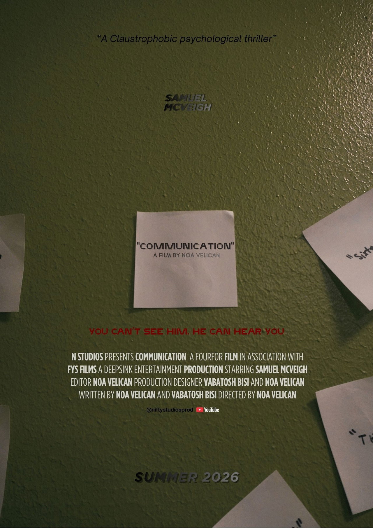 Communication Backdrop