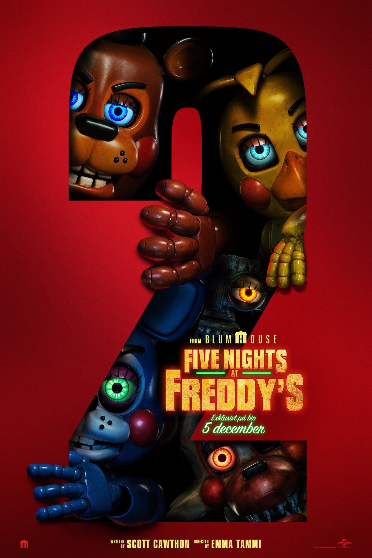 Five Nights at Freddy's 2 filmaffisch