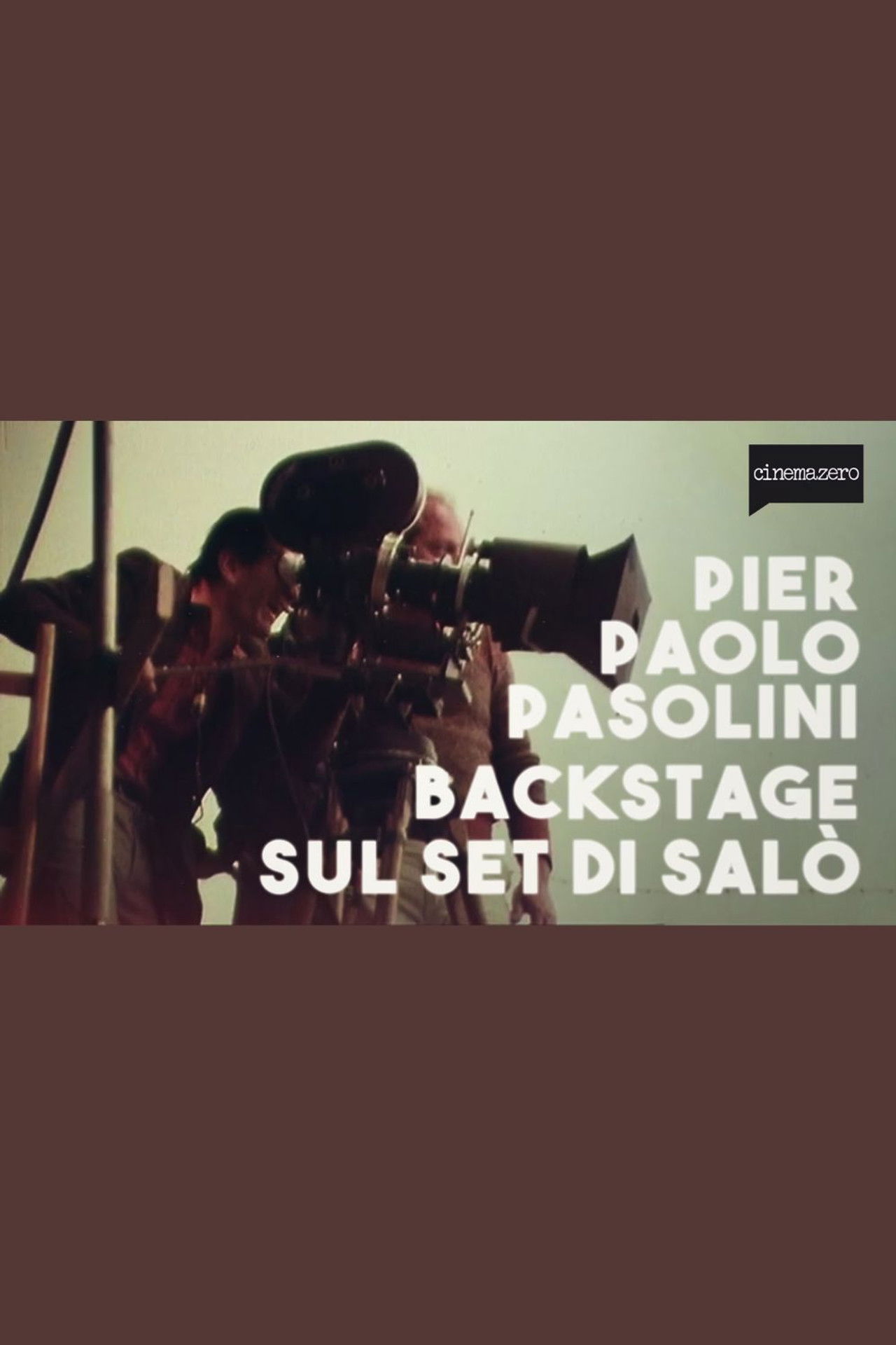 Backstage on the Set of Salò, or the 120 Days of Sodom Backdrop