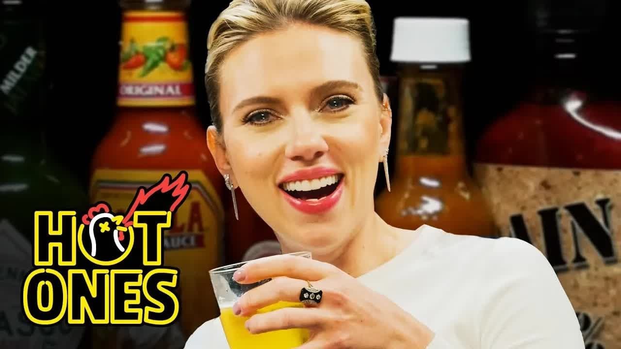 Hot Ones - Season 8 Episode 12 : Scarlett Johansson Tries to Not Spoil Avengers While Eating Spicy Wings