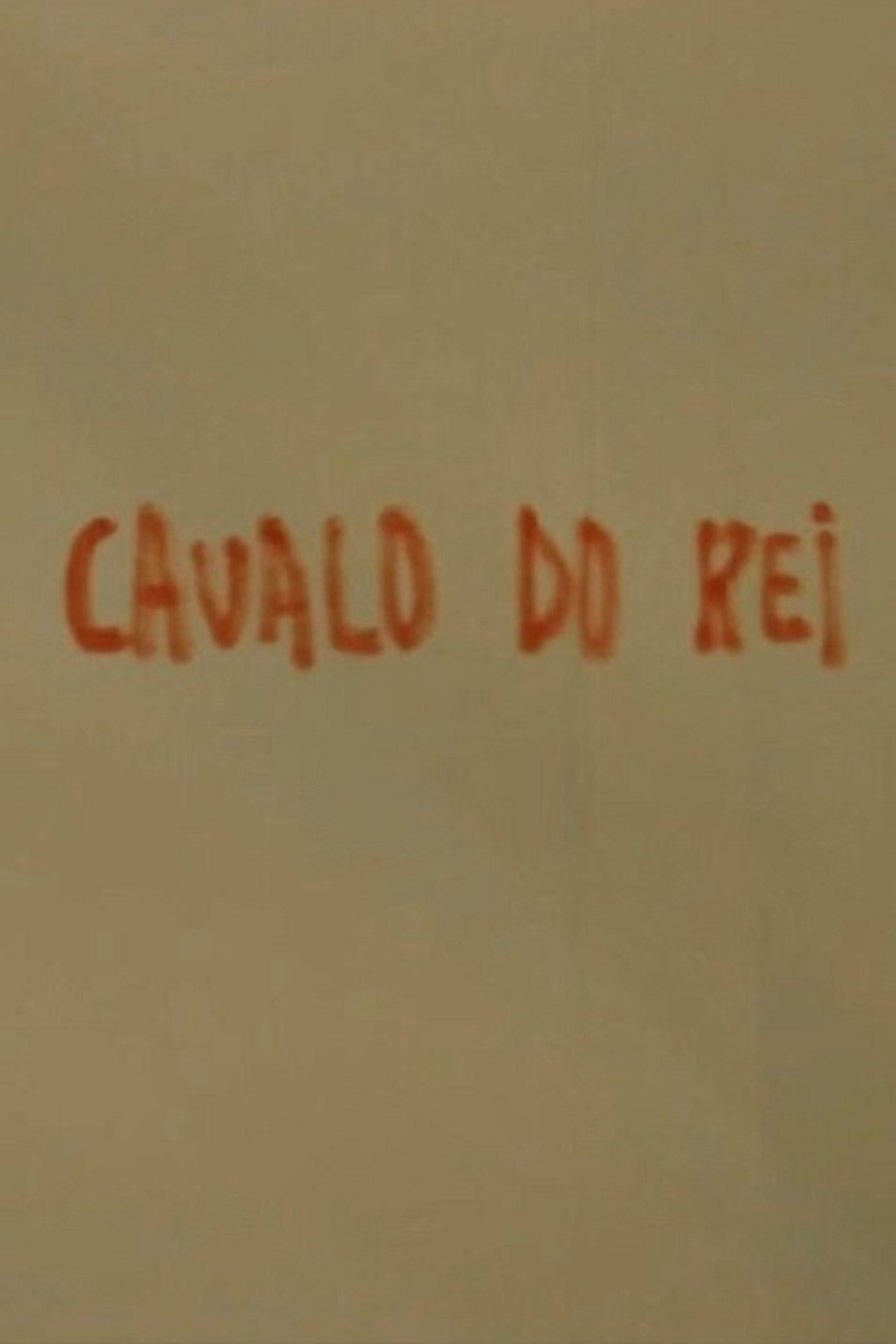 O cavalo do rei filmaffisch