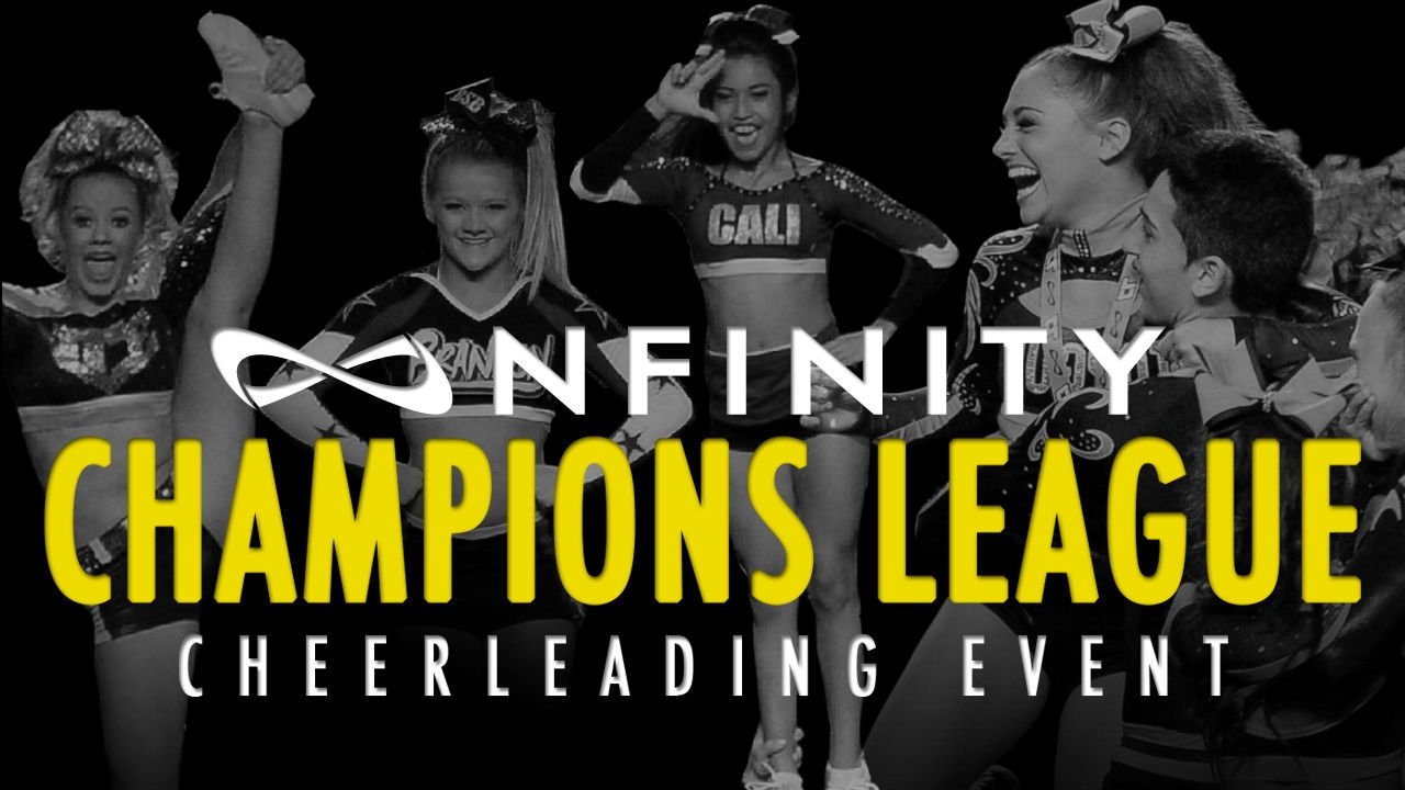 Nfinity Champions League Cheerleading Event background