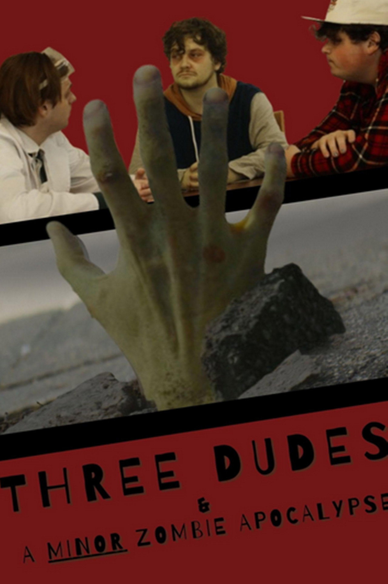 Three Dudes & a Minor Zombie Apocalypse Backdrop