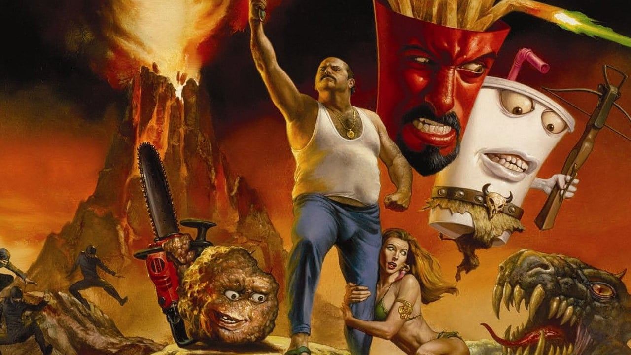 Scen från Aqua Teen Hunger Force Colon Movie Film for Theaters