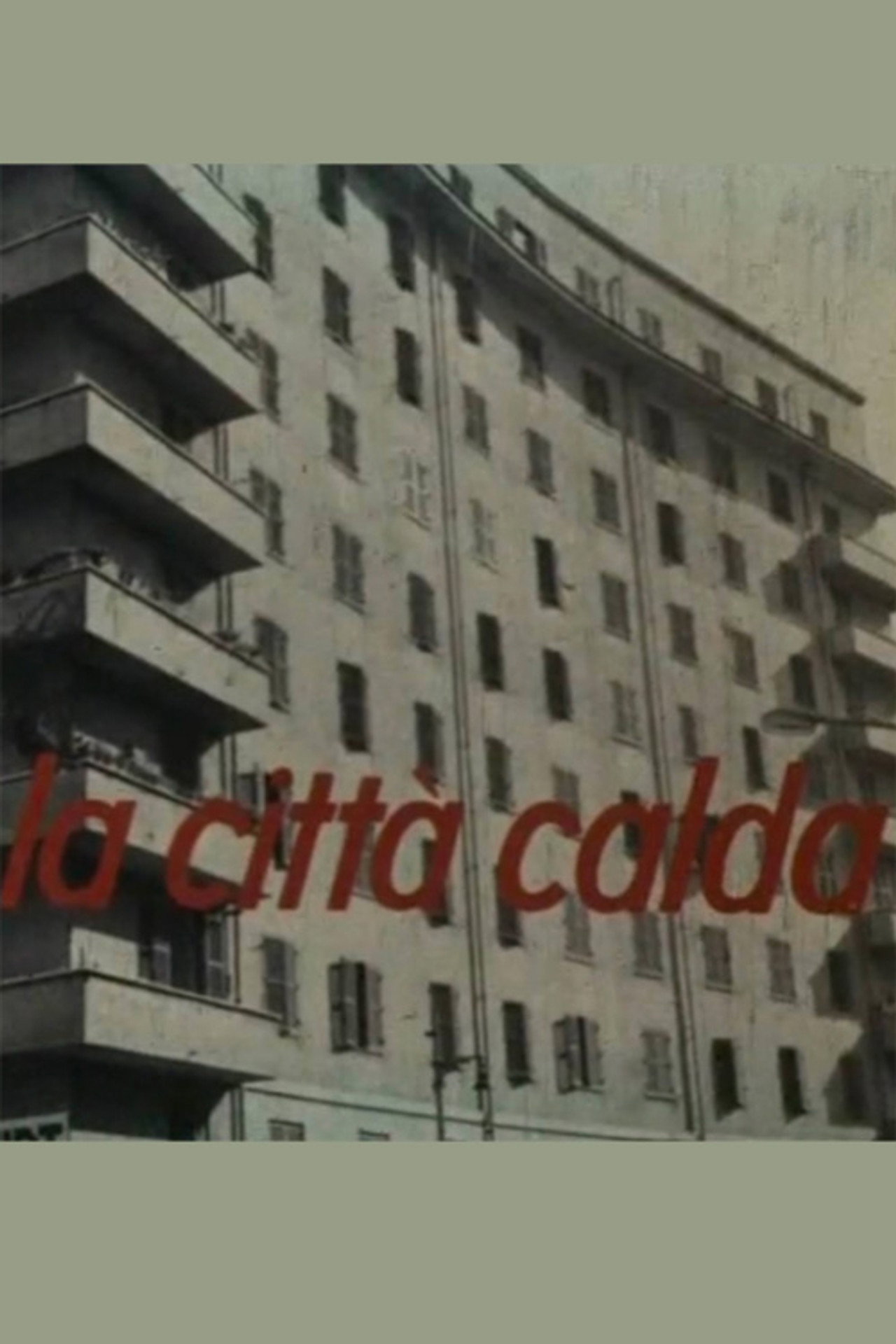 La città calda filmaffisch