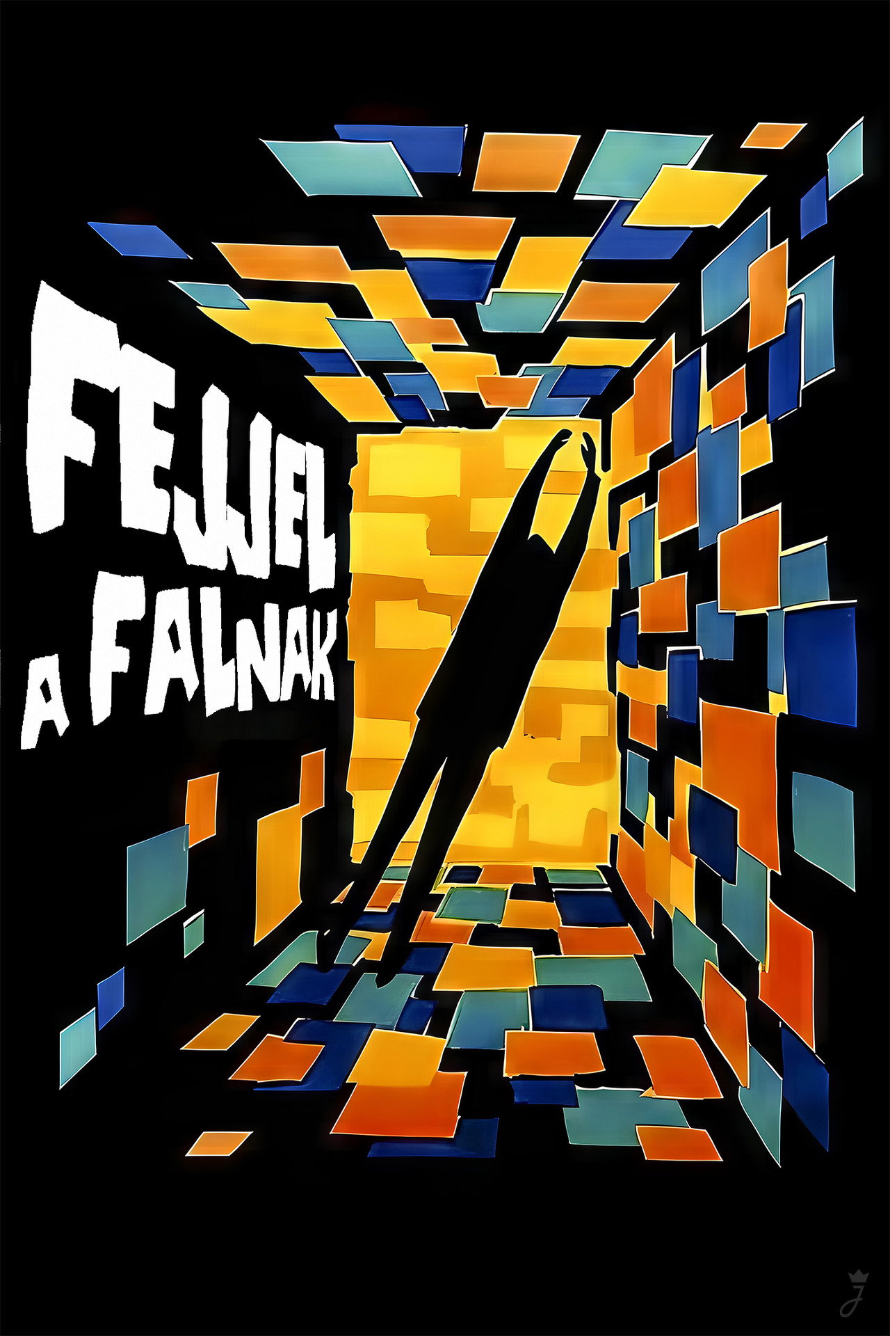 Fejjel a falnak – plakát 5