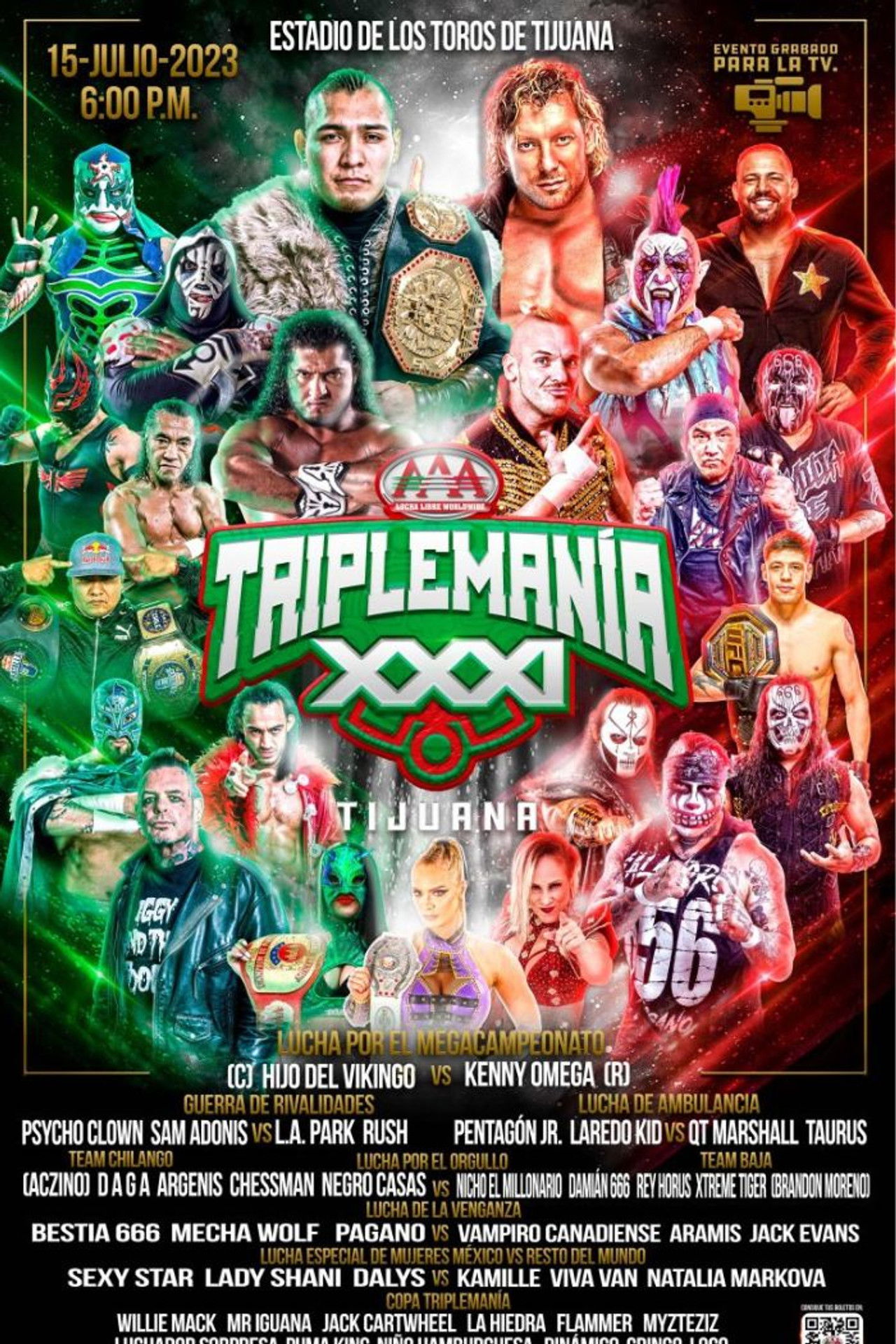 AAA Triplemania XXXI: Tijuana Backdrop